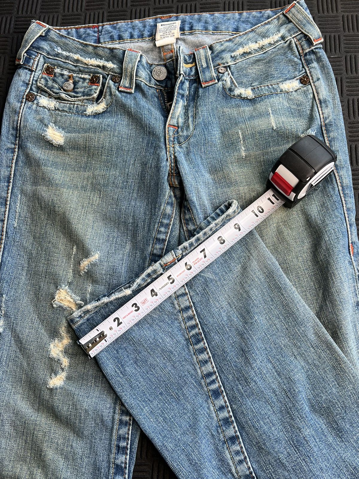 True Religion WOMENS y2k true religin bell bottom jeans Size 27" / US 4 / IT 40 - 2 Thumbnail