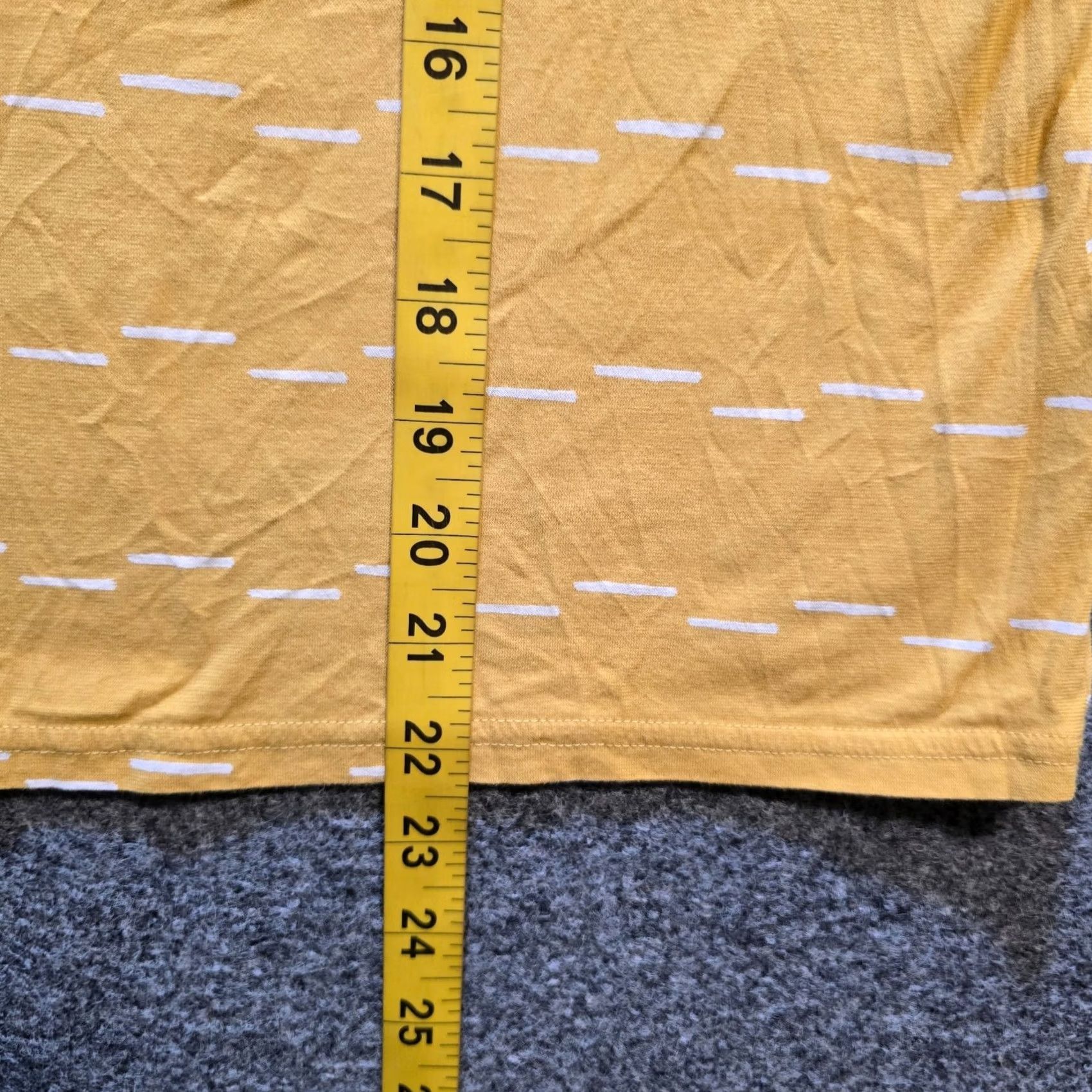 Vintage Garnet Hill Top Women Small Yellow Striped Short Sleeve Boxy Stretch Casual T-Shirt Regular Fit Mens? Size S / US 4 / IT 40 - 6 Thumbnail