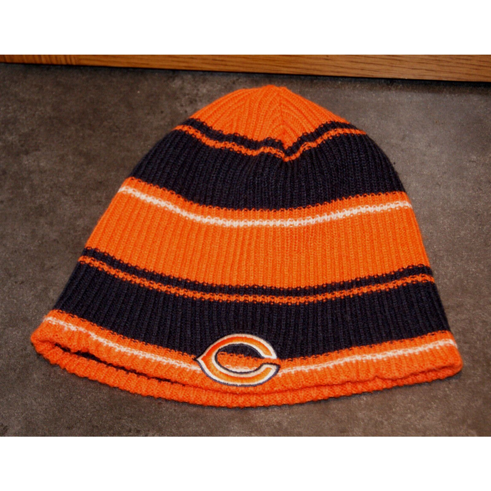 Other VTG Chicago Bears Reversible Winter Knit Beanie Ski Cap Hat Size ONE SIZE - 2 Thumbnail