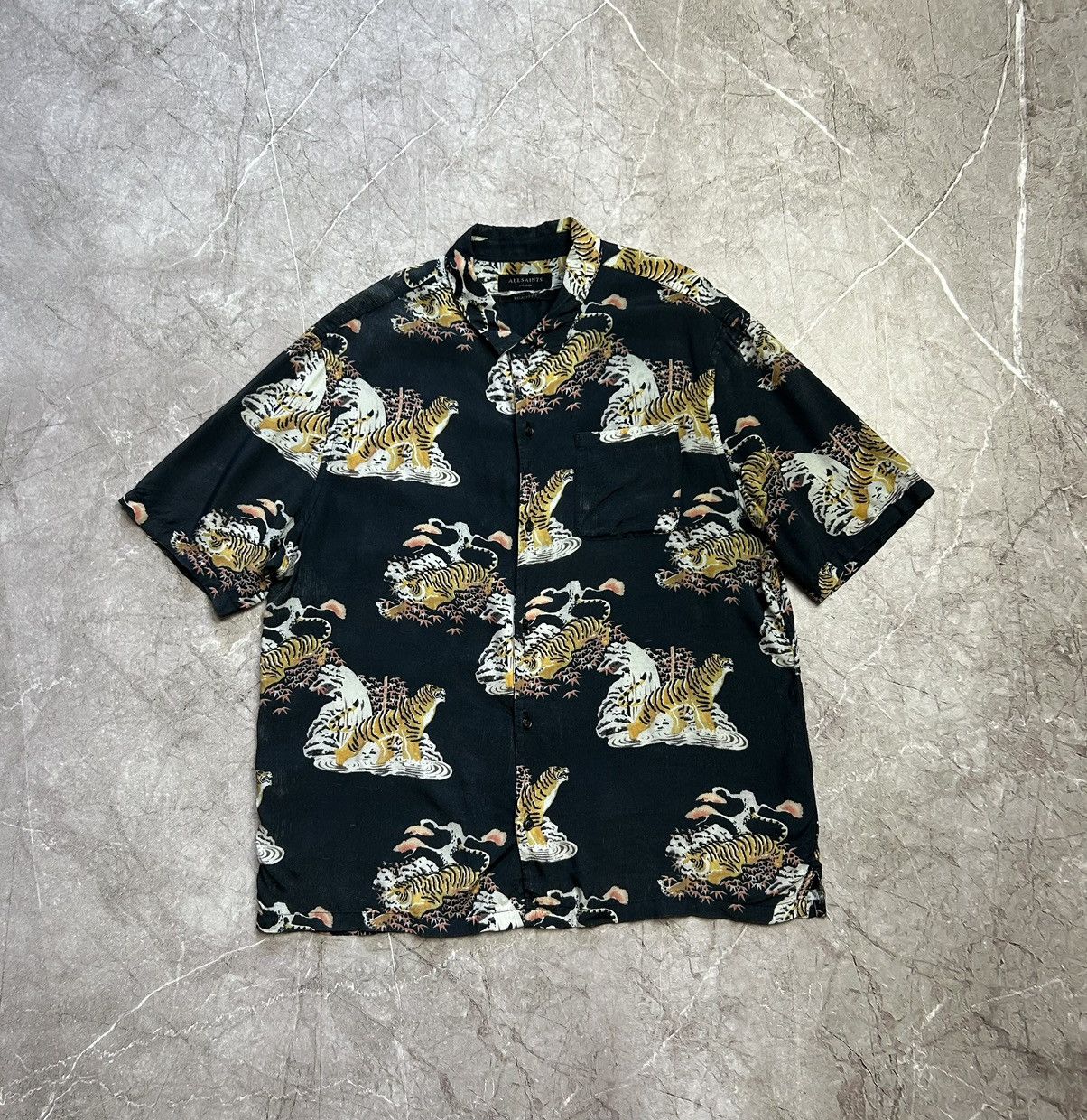 Allsaints Allsaints Tiger crazy Hawaiian shirt Size US XL / EU 56 / 4 - 1 Thumbnail