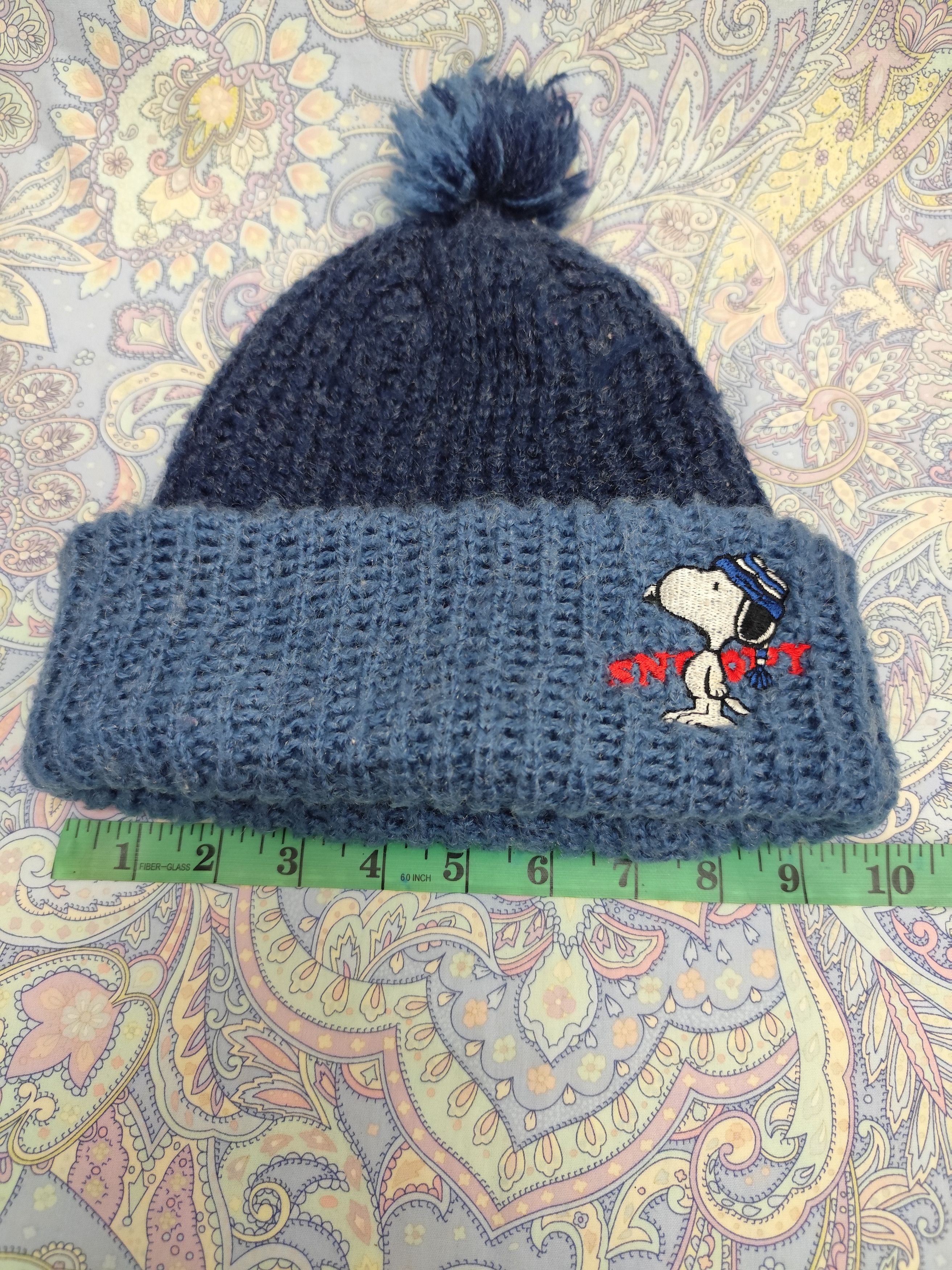 Peanuts Vintage Peanuts Snoopy Schulz Beanie with Pom Size ONE SIZE - 8 Thumbnail