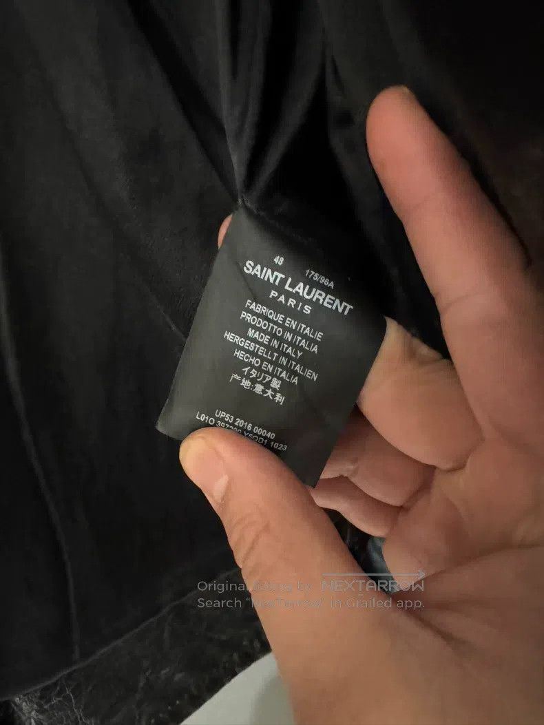 Saint Laurent Paris Saint Laurent Paris Distressed L01 Cowhide Leather Jacket Size US M / EU 48-50 / 2 - 6 Thumbnail