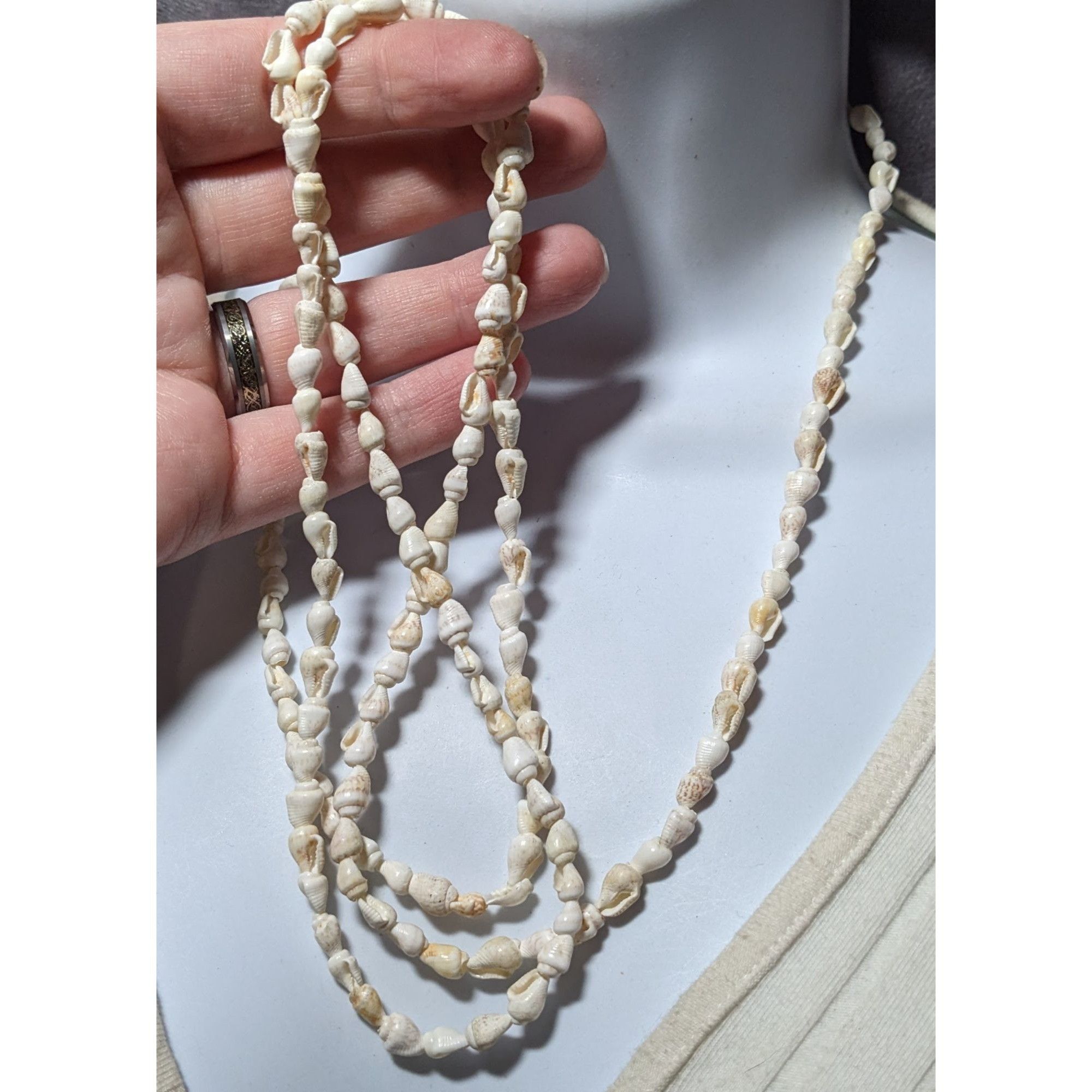 Other White And Cream Mini Shell Beaded Necklace Size ONE SIZE - 5 Thumbnail