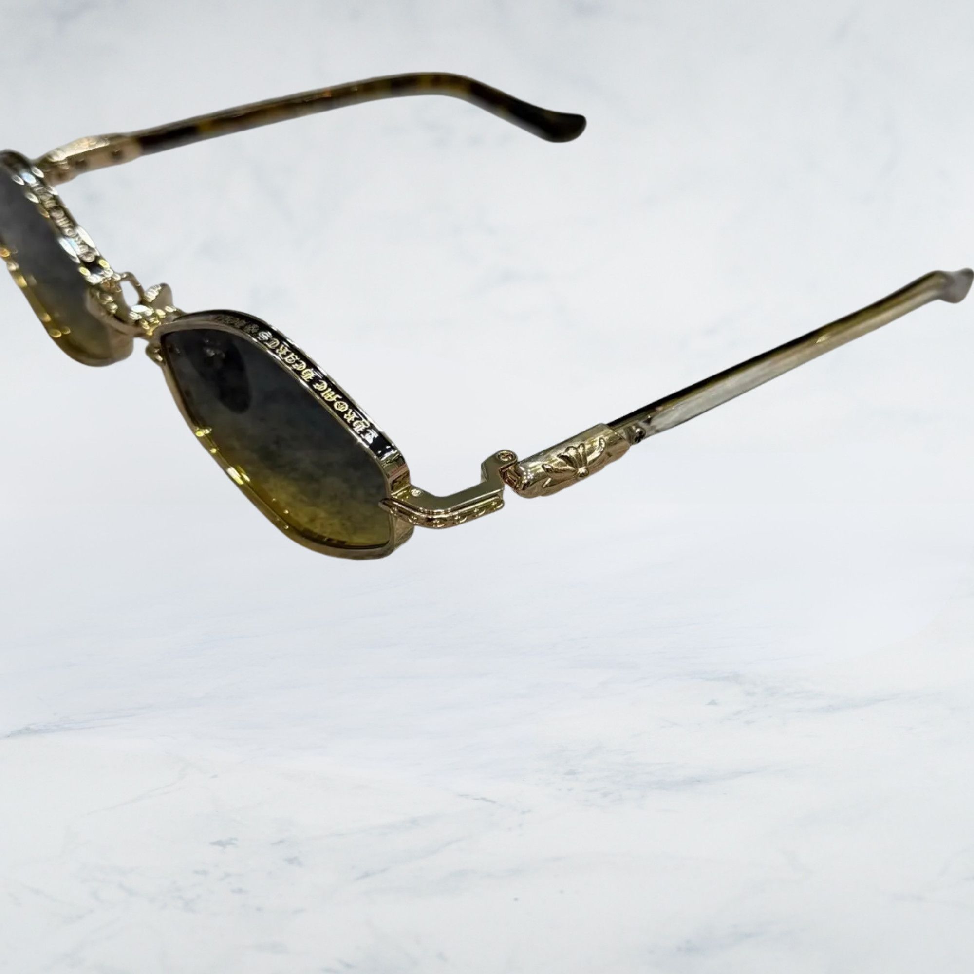 Chrome Hearts CHROME HEARTS NIP SLIP Gold Plated Dark Tortoise Size ONE SIZE - 6 Thumbnail