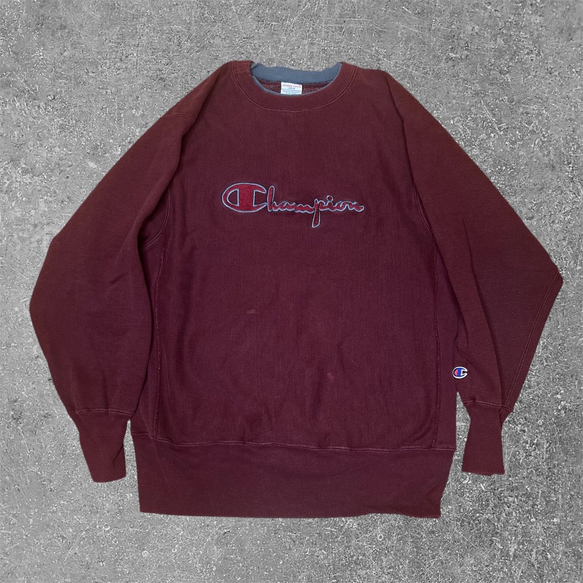 Champion × Vintage VTG 90s Champion Reverse Weave Sweatshirt Large Made In USA Size US L / EU 52-54 / 3 - 1 Thumbnail