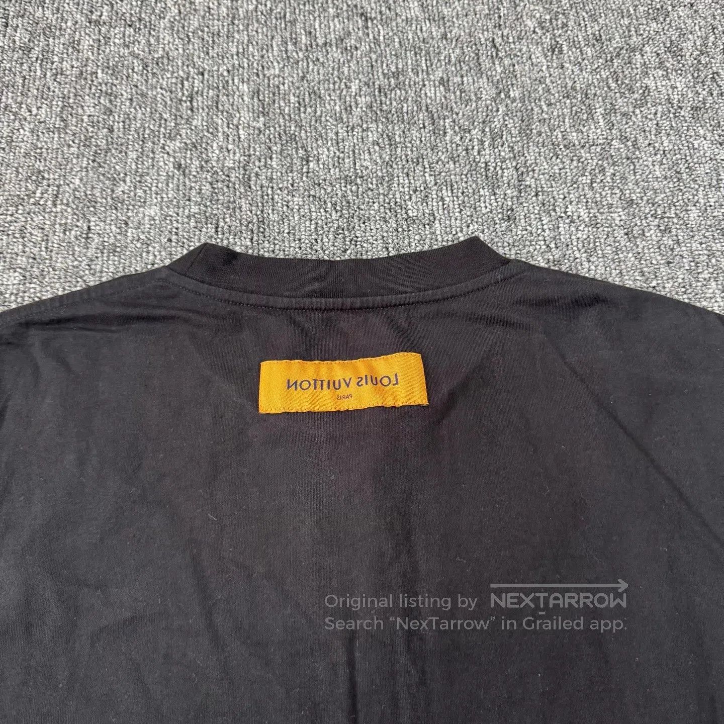 Louis Vuitton Louis Vuitton SS25 Black Short-Sleeved T-shirt with Relief Size US S / EU 44-46 / 1 - 5 Thumbnail