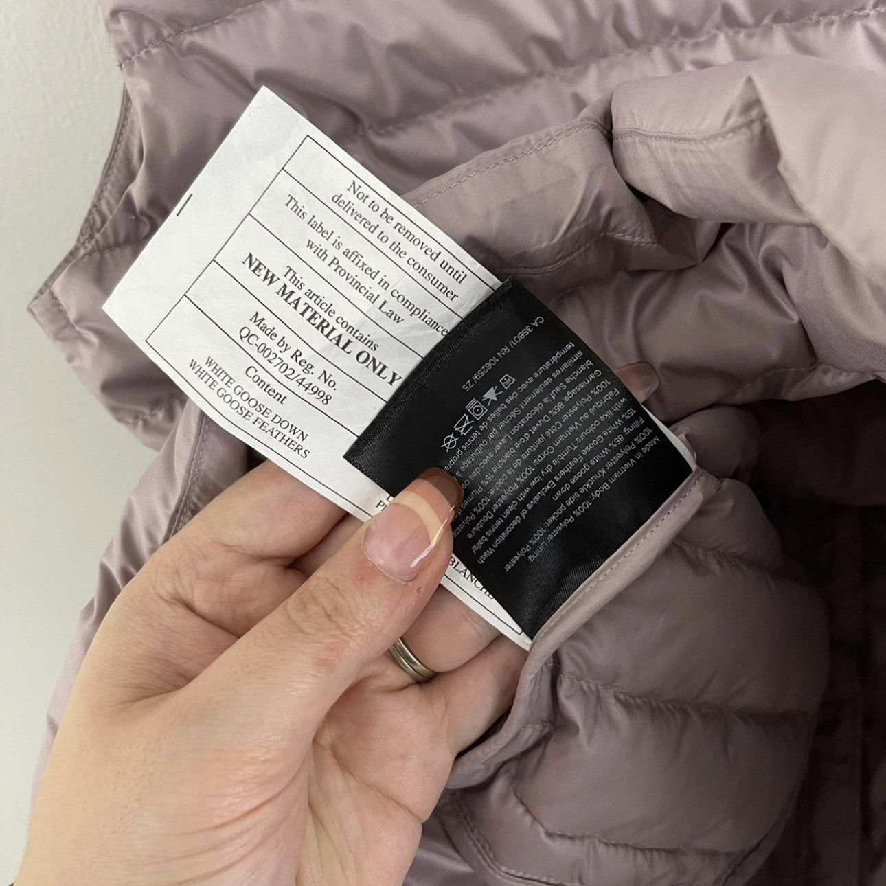 Lululemon LULULEMON Mauve Blush Pink Pack It Down Vest Sz 2 NEW Size XS / US 0-2 / IT 36-38 - 9 Thumbnail