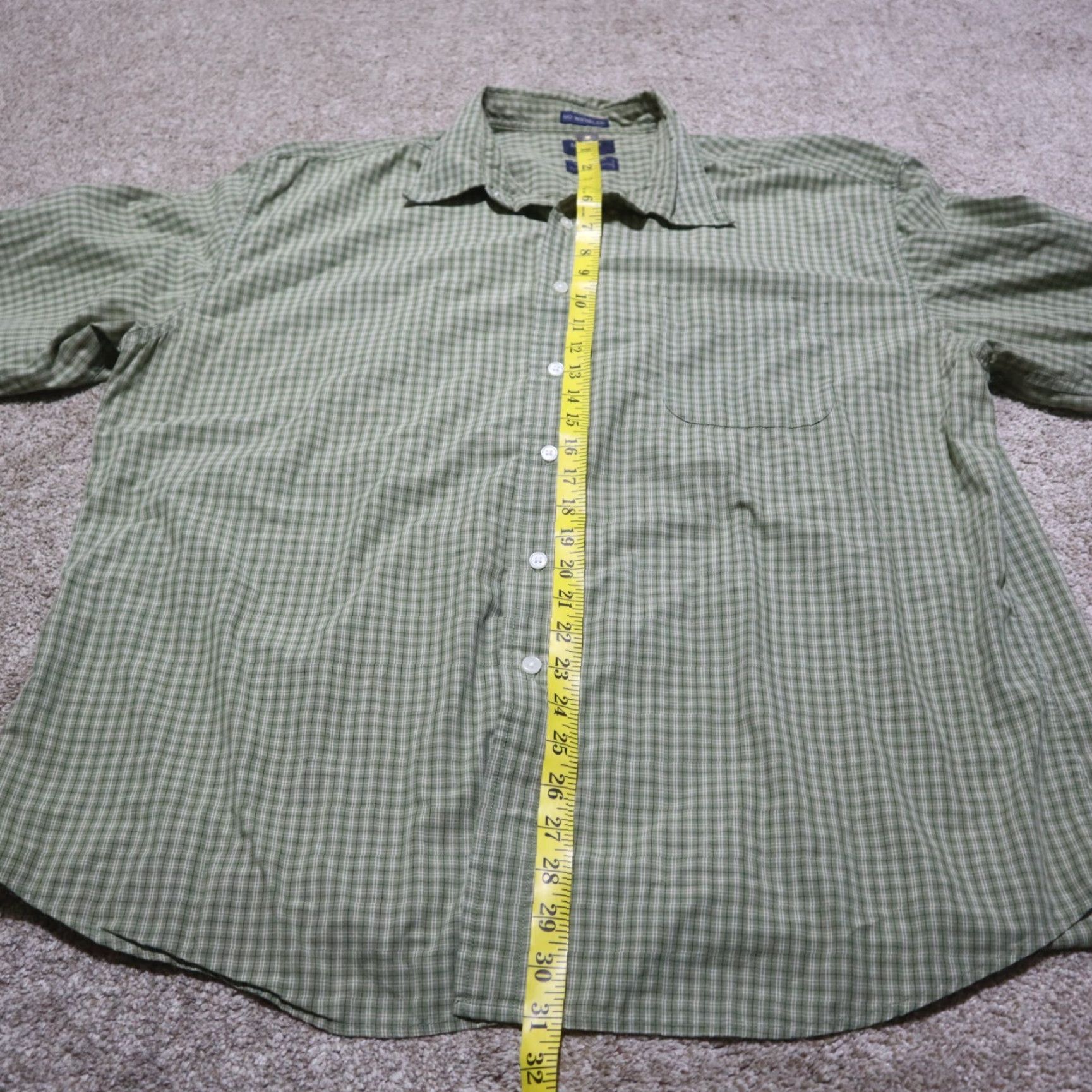 Dockers VINTAGE Dockers Men's Long Sleeve Plaid Cotton Shirt Size 2XL Green Classic Size US XXL / EU 58 / 5 - 6 Thumbnail