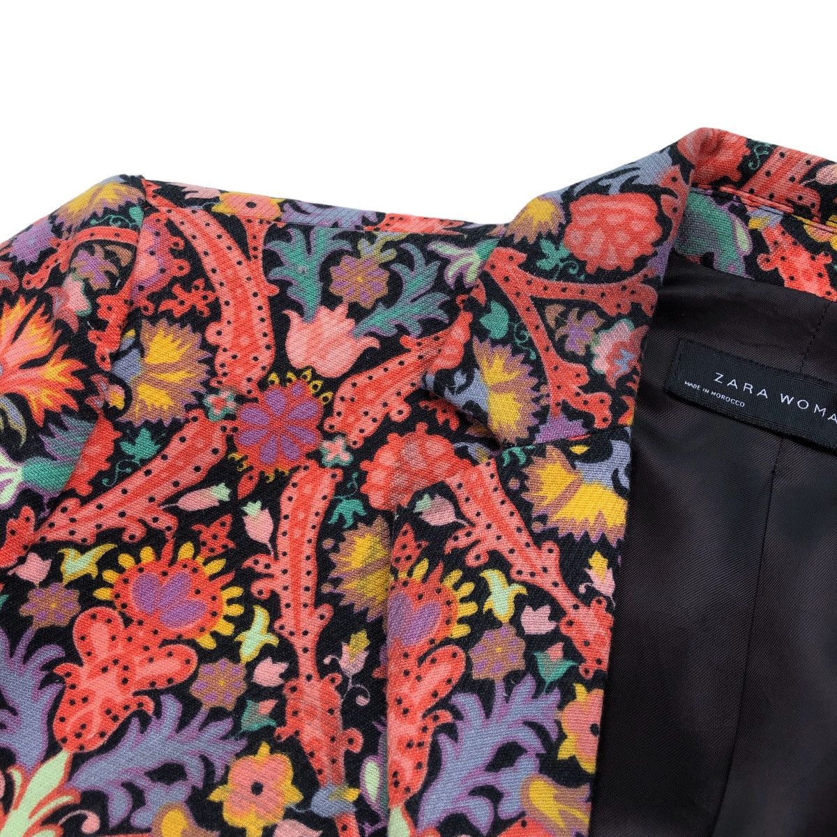 Zara Zara Retro Paisley Blazer For Women Size M / US 6-8 / IT 42-44 - 12 Thumbnail