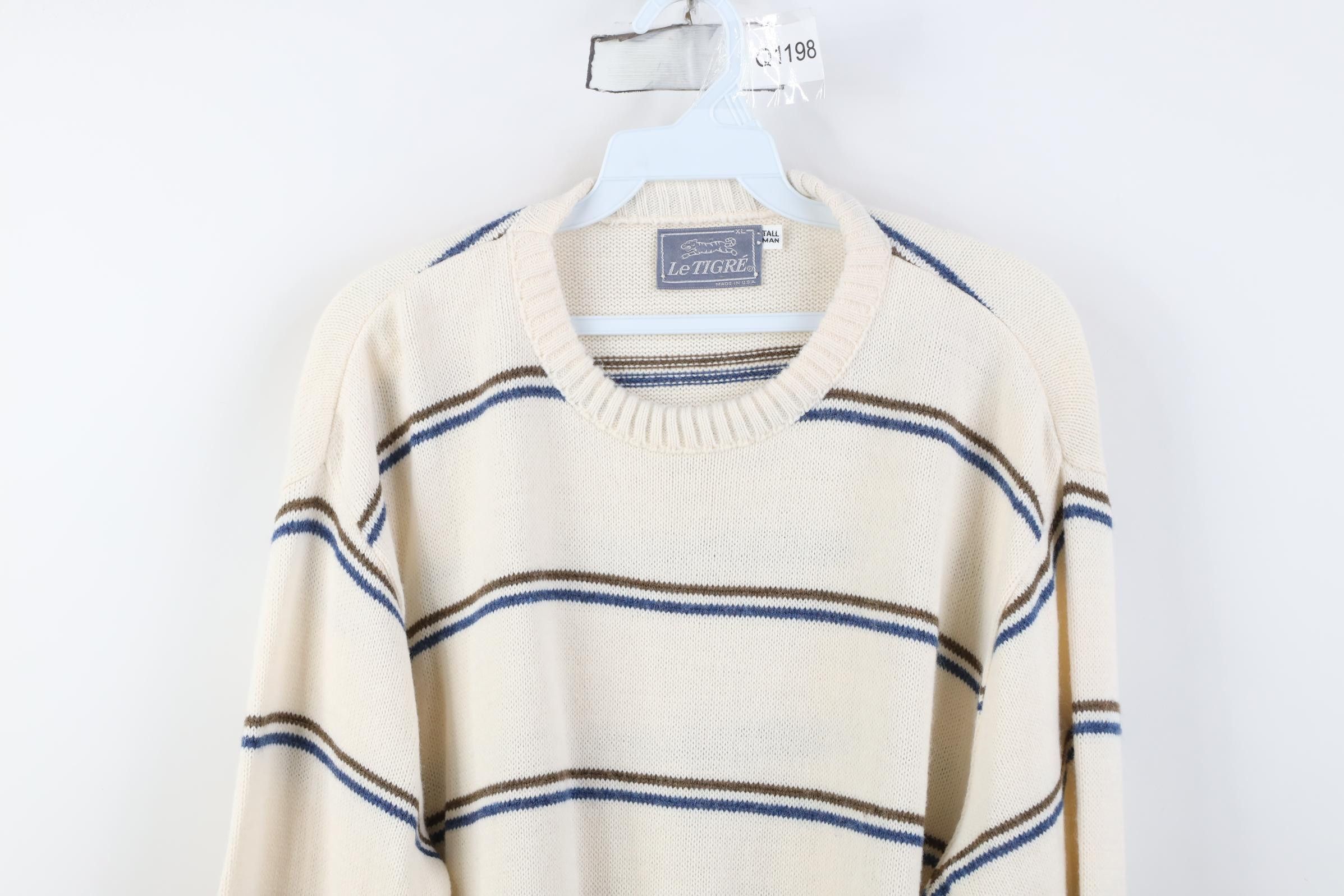Vintage Vintage 80s 90s Streetwear Knit Crewneck Sweater USA Size US XL / EU 56 / 4 - 2 Thumbnail
