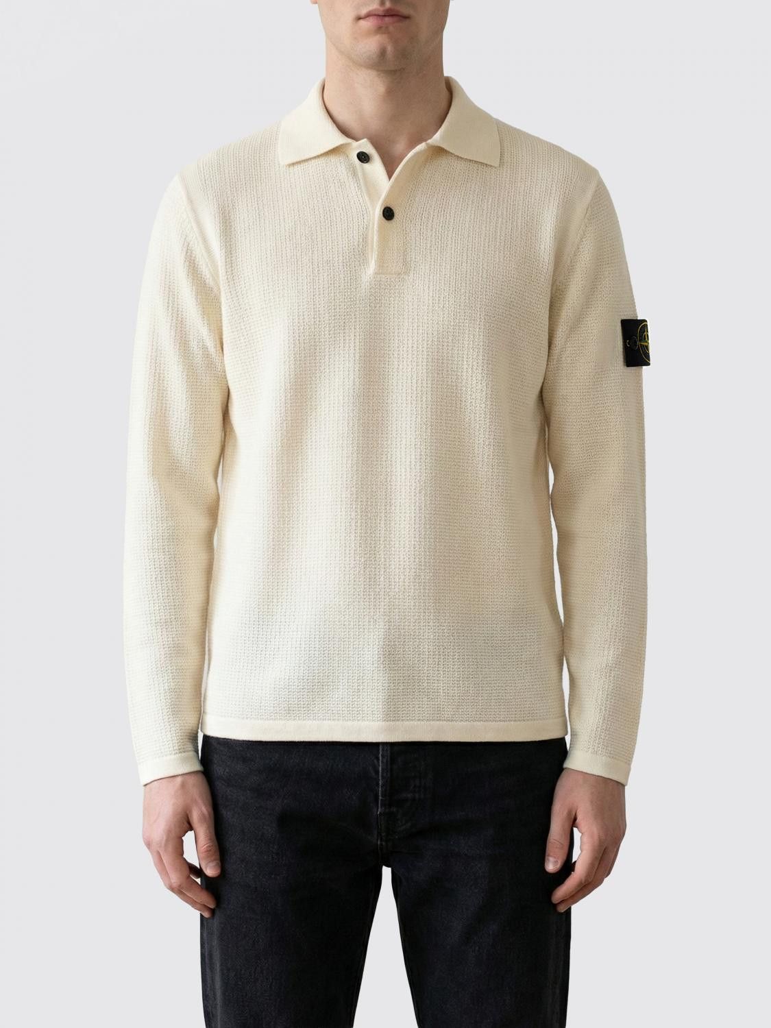Stone Island Stone Island Polo Shirt Men Beige Size US M / EU 48-50 / 2 - 1 Thumbnail