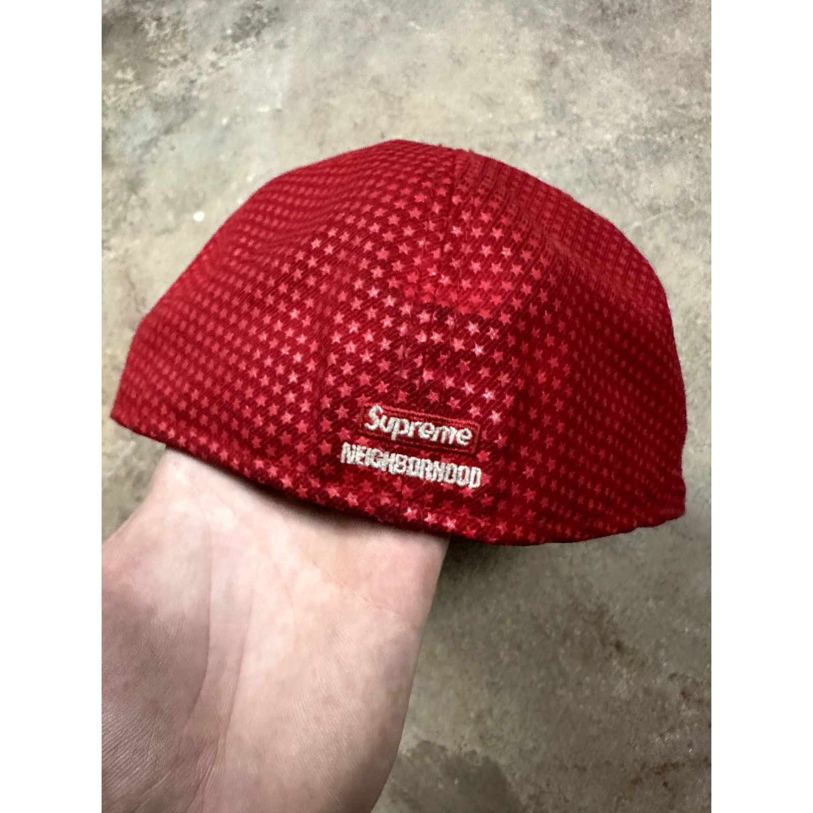 Supreme Supreme Cap Red Humanity Justice Freedom Used 7 3/8 Size ONE SIZE - 3 Thumbnail