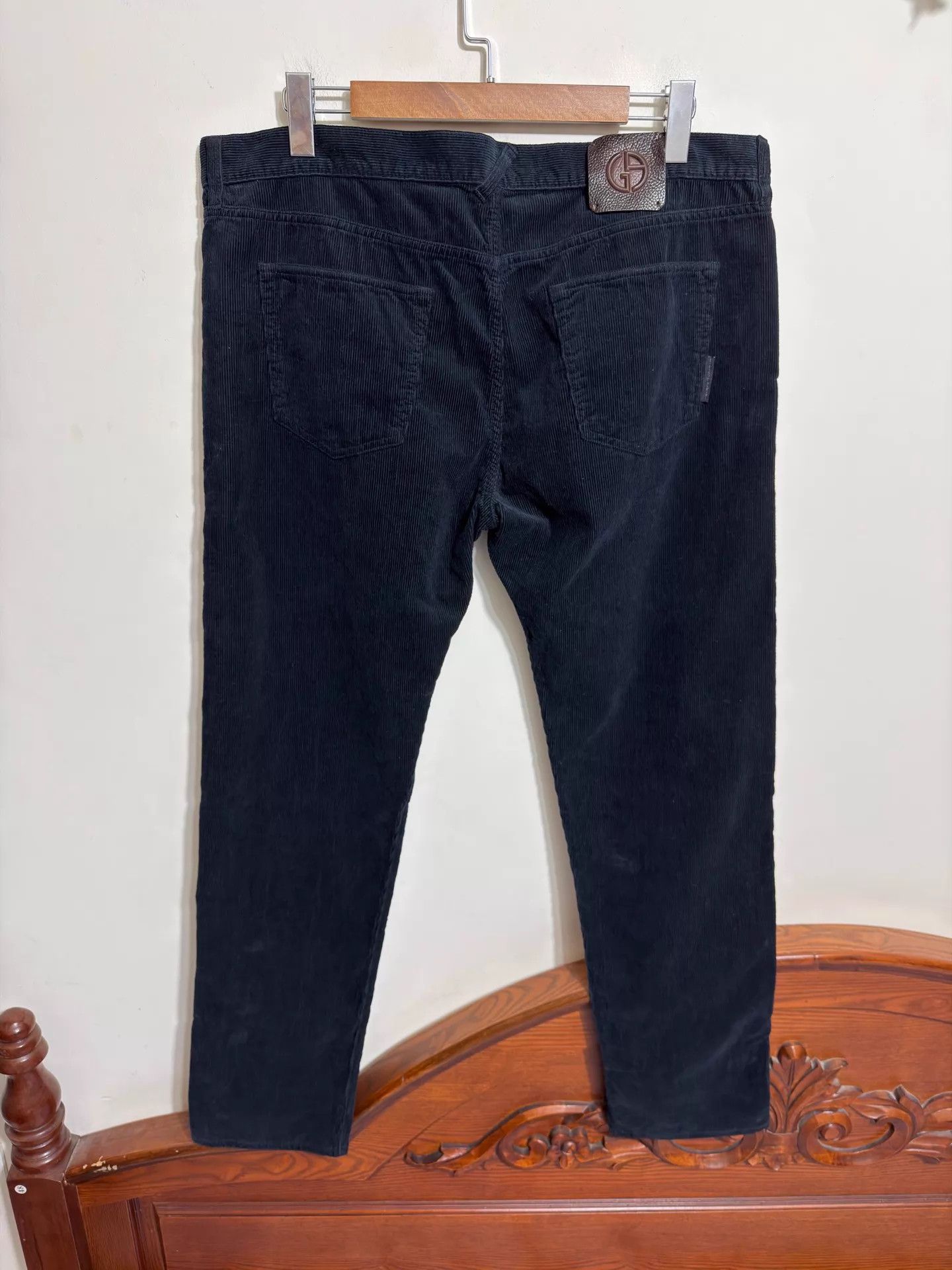 Giorgio Armani Giorgio Armani Black Corduroy Cords 38 Size US 38 / EU 54 - 2 Thumbnail