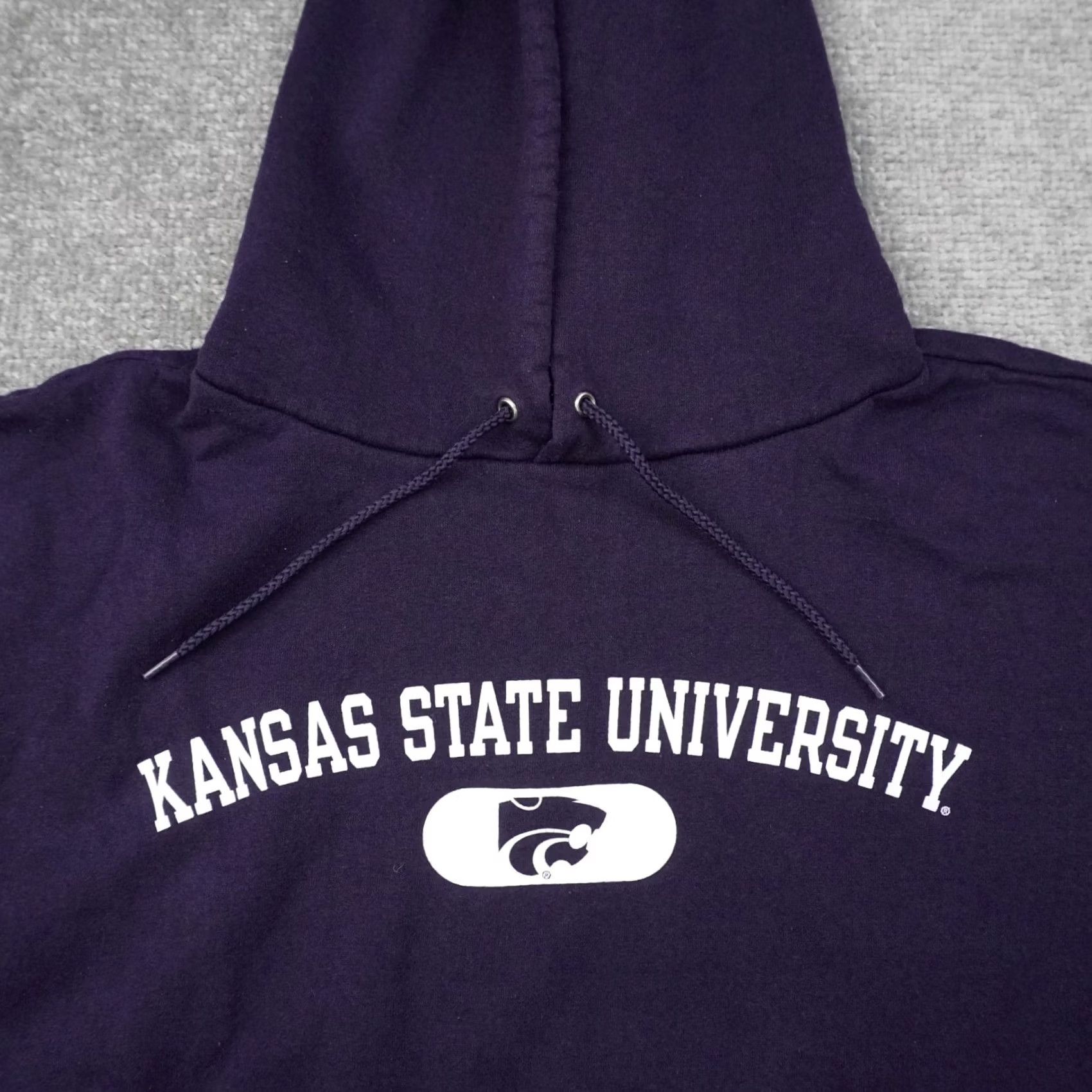 Champion Champion Kansas State University Hoodie Mens Large Purple Long Sleeve Size US L / EU 52-54 / 3 - 7 Thumbnail