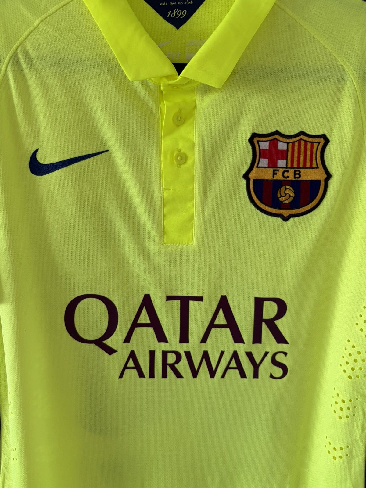 Barcelona nike 2014/2015 trzecia Messi unikat wersja meczowa — zdjęcie 5