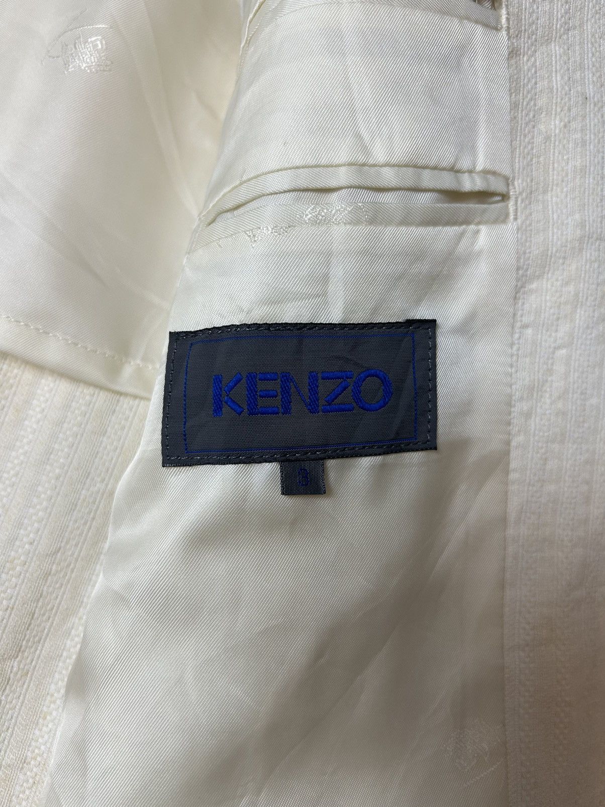 Designer × Japanese Brand × Kenzo KENZO SINGLE BREAST BLAZER Size 38L - 6 Thumbnail