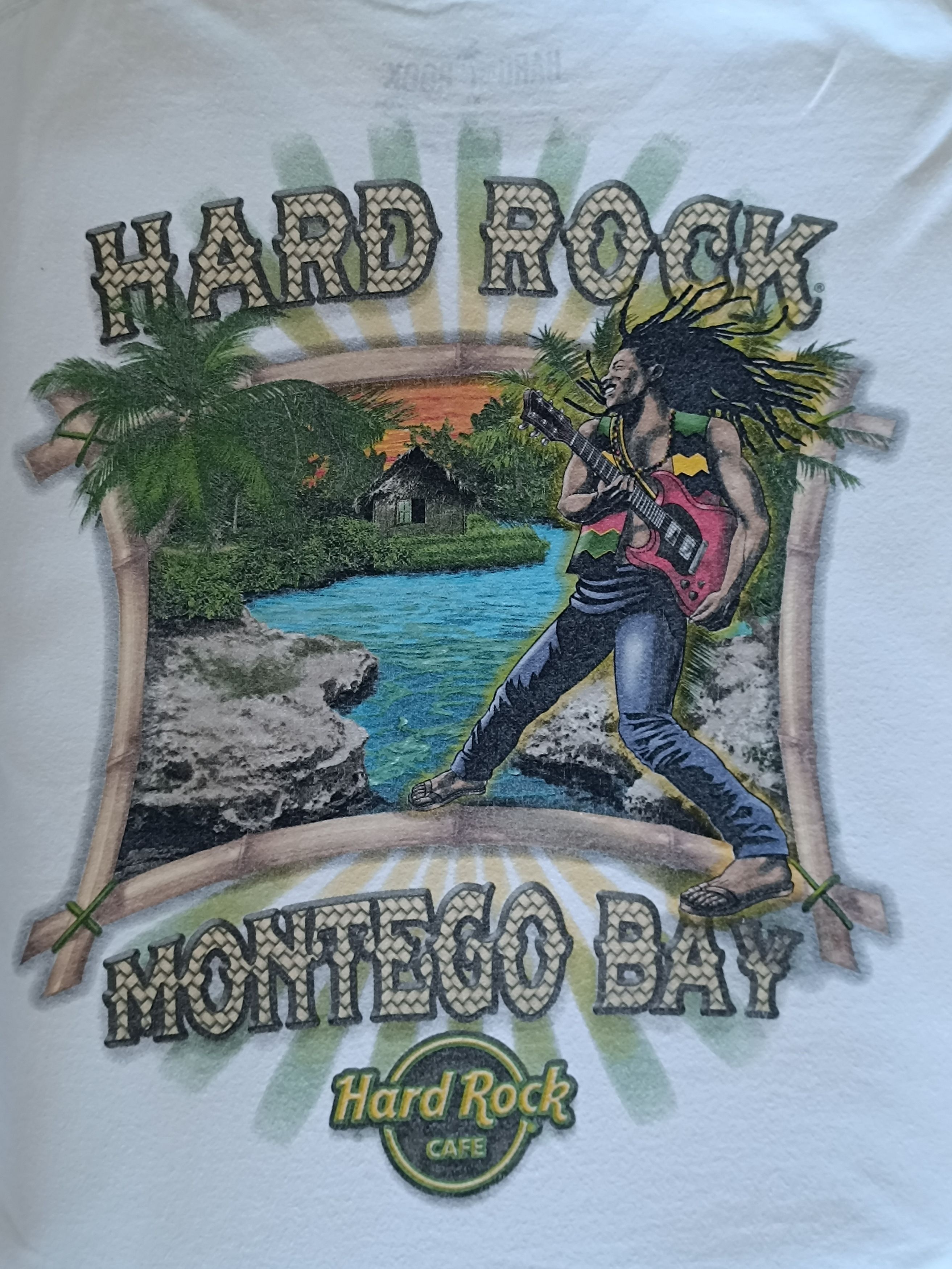 Hard Rock Cafe × Vintage Hard Rock Cafe Montego Bay / big print on the back Size US XL / EU 56 / 4 - 5 Thumbnail