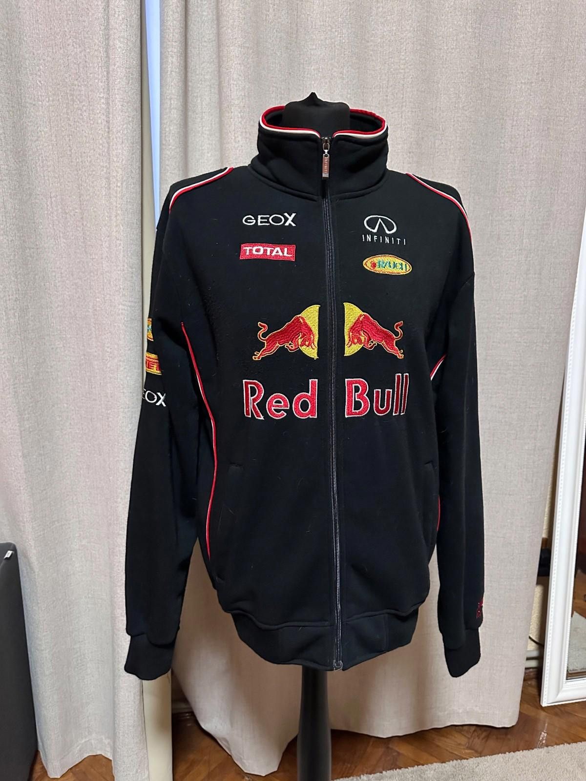 Red Bull VINTAGE RED BULL INFINITI BOMBER JACKET BLACK RACING MEN'S Size US XL / EU 56 / 4 - 3 Thumbnail