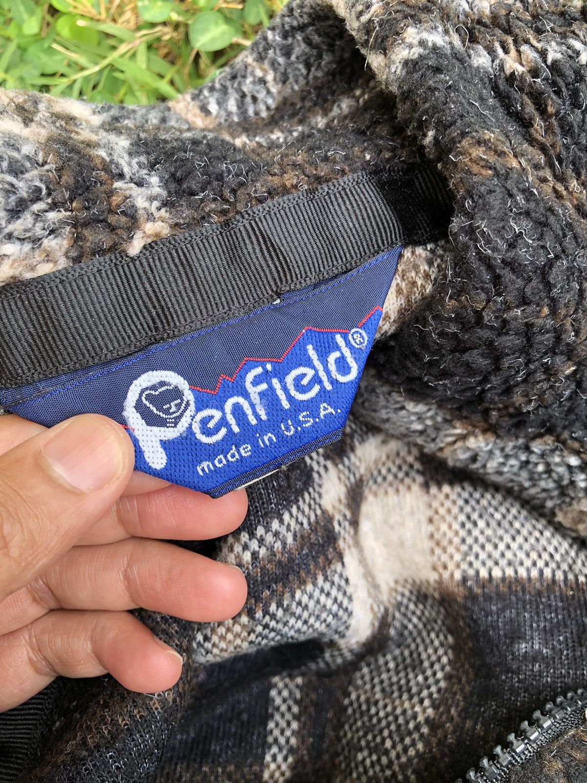 Penfield × Vintage Vintage PENFIELD Fleece Jacket Checkered Design Size US M / EU 48-50 / 2 - 4 Thumbnail
