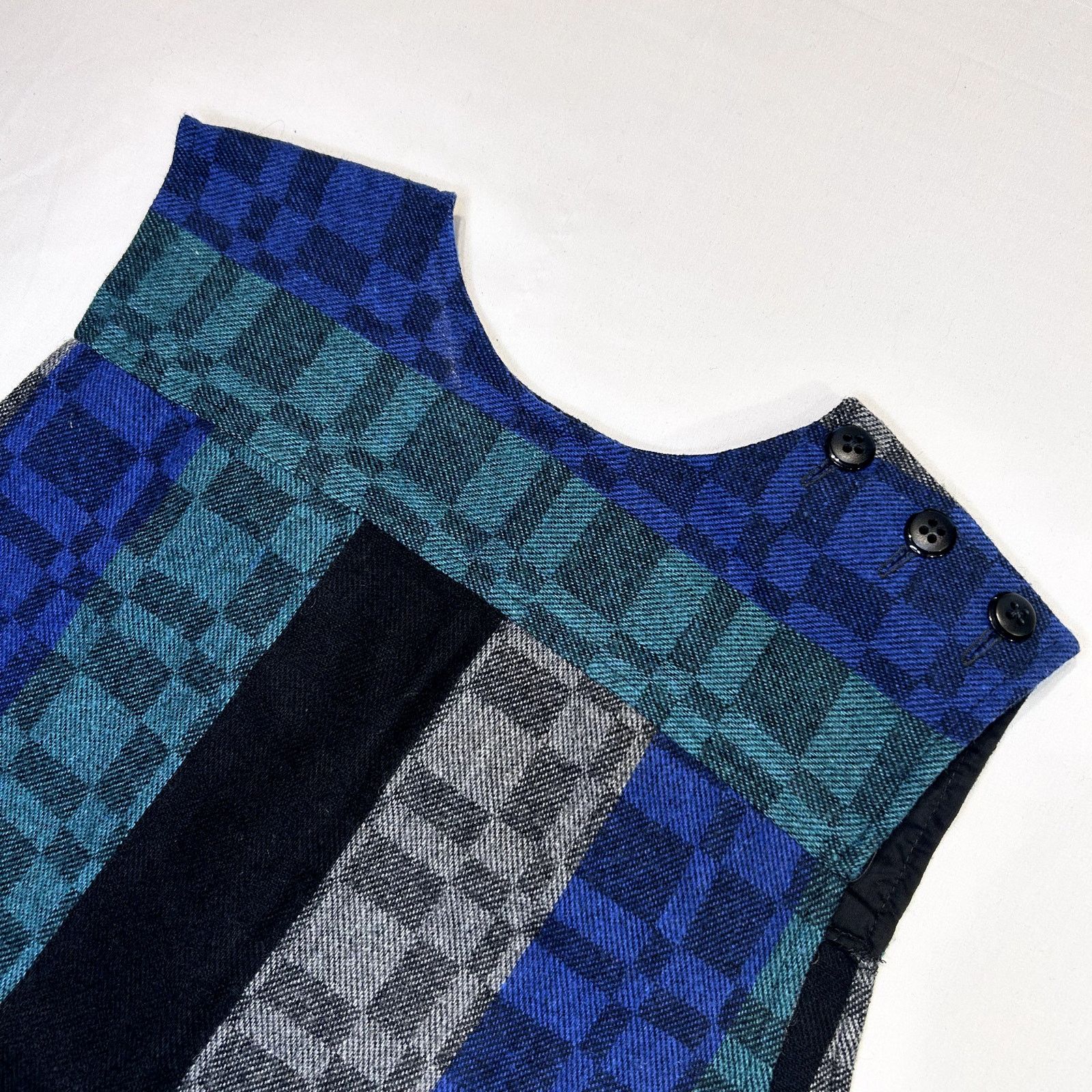 Handmade Vintage 80s Retro Shift hand-sewn Dress Size Small Size S / US 4 / IT 40 - 5 Thumbnail