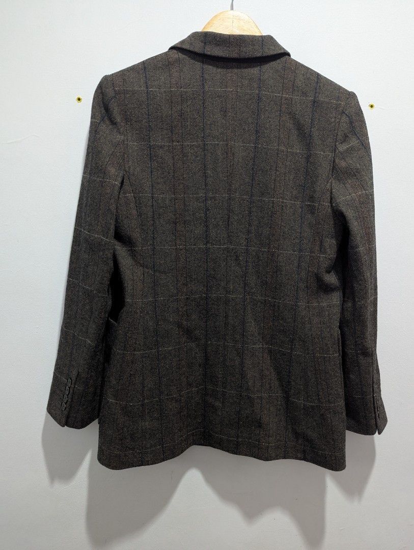 Tomorrowland Macphee Japan Vintage Tweed Double-Breasted Jacket Size S / US 4 / IT 40 - 10 Thumbnail