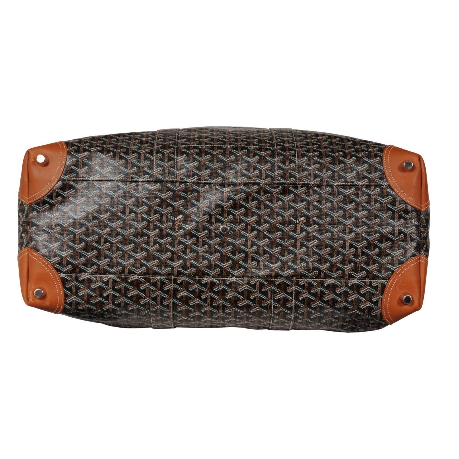 Goyard Boeing 55 Duffle Bag Brown Black Travel Carry On Week Size ONE SIZE - 10 Thumbnail