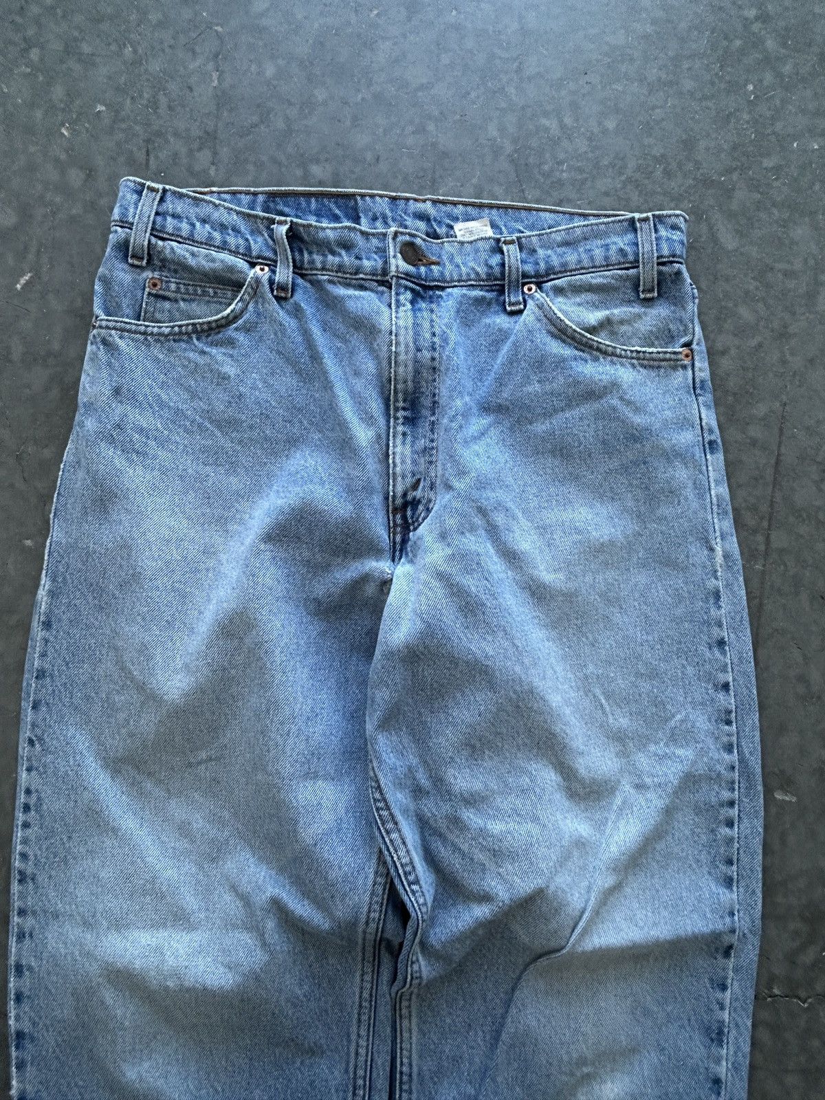 Levi's Vintage 90s Levis 550 Orange Tab Jeans 36x32 Size US 36 / EU 52 - 2 Thumbnail