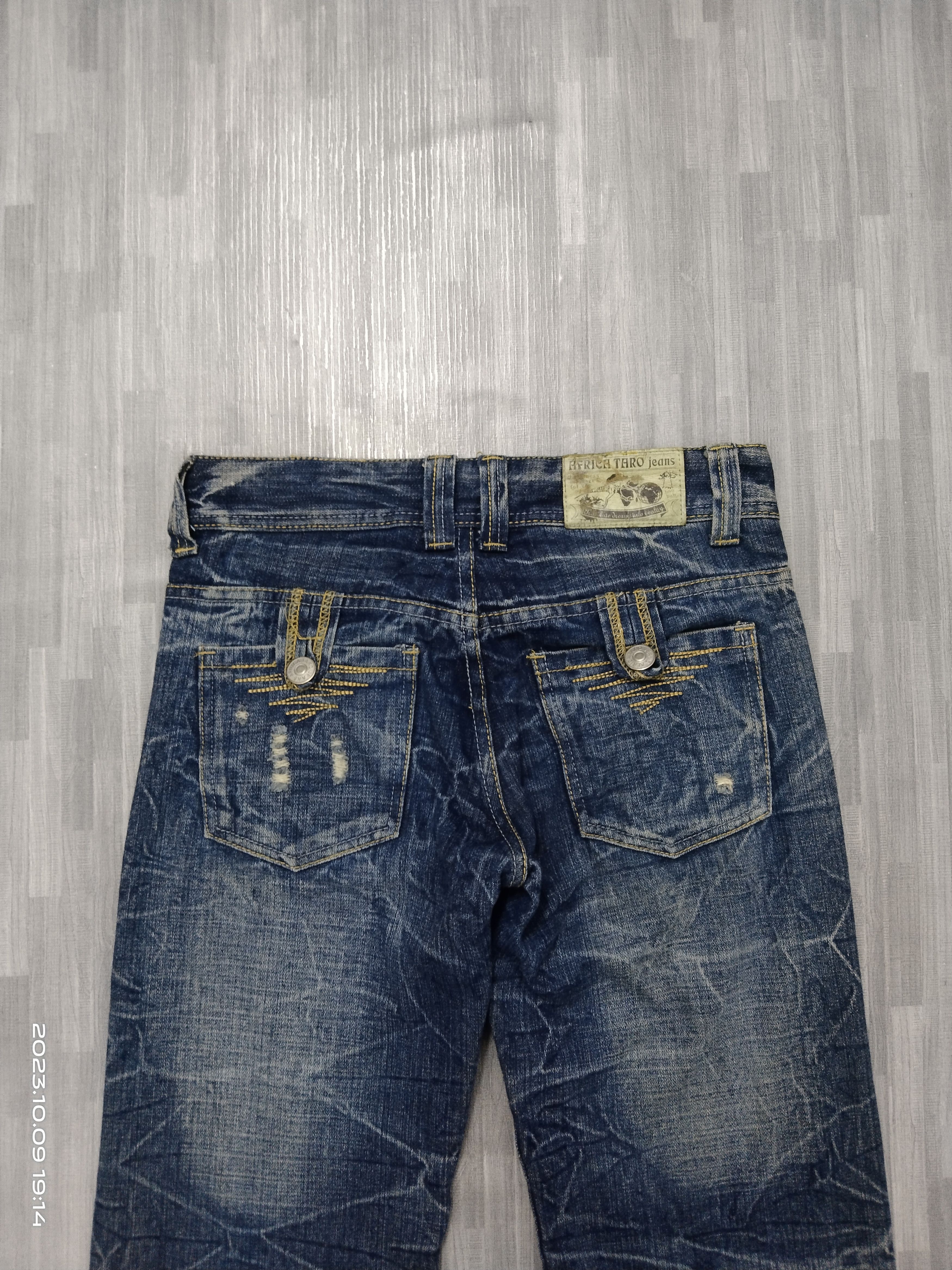 Other FLARE SICK AFRICA TARO JEANS Size 28" / US 6 / IT 42 - 5 Thumbnail