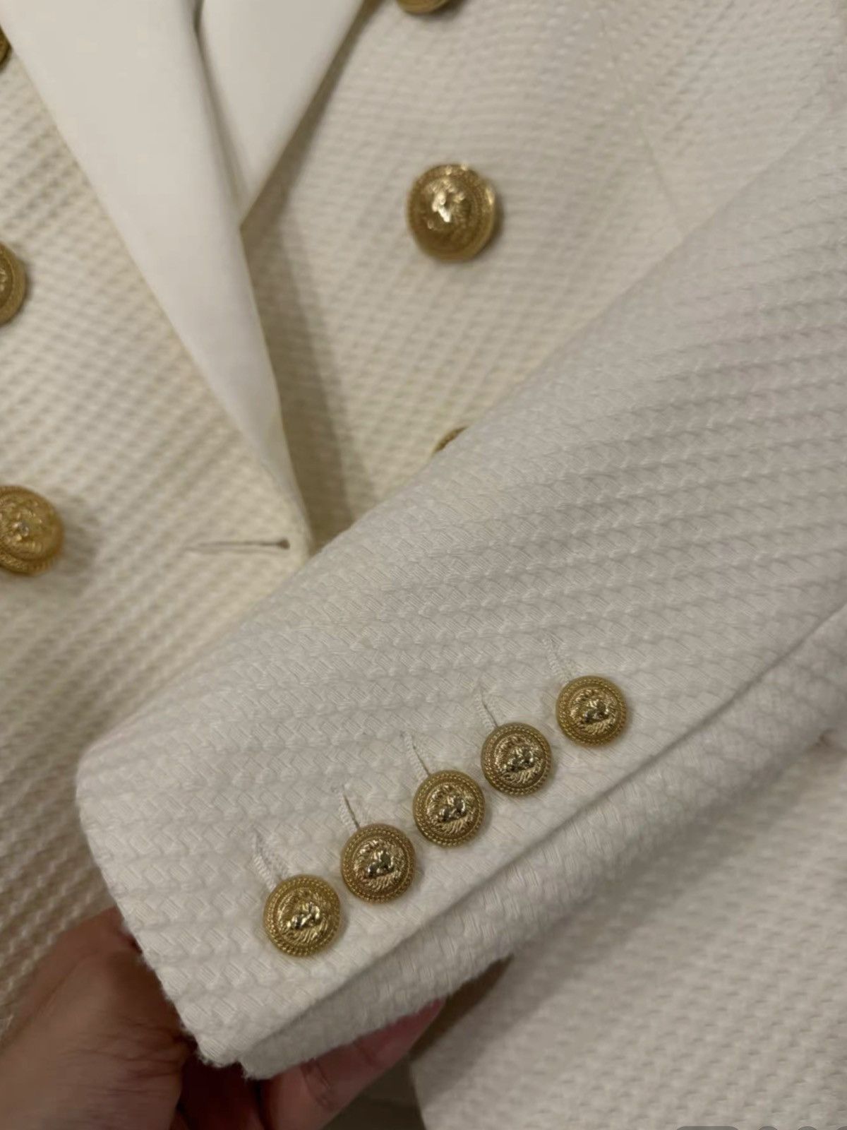 Balmain Balmain gold buttons suit Size 36S - 5 Thumbnail