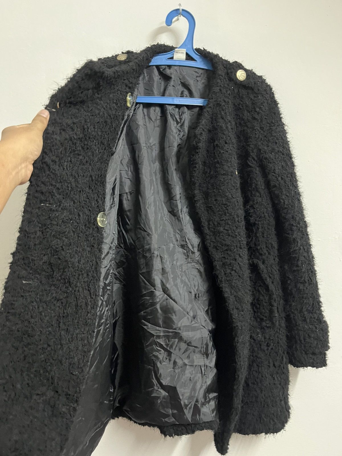Seditionaries 💥True Vintage 90s MOHAIR PUNK Minx Fur Luxury-Look Size M / US 6-8 / IT 42-44 - 12 Thumbnail