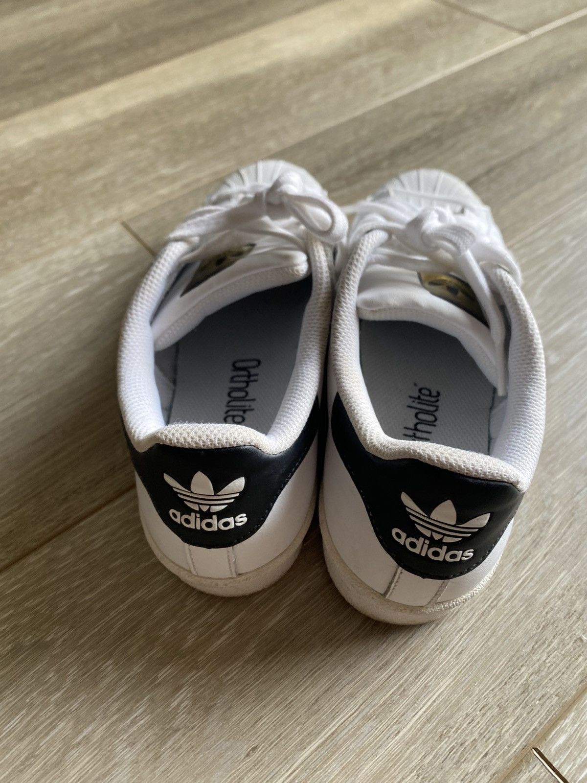 Adidas Womens Adidas Original Big Kids Superstr Jr Size US 5 / IT 35 - 4 Thumbnail