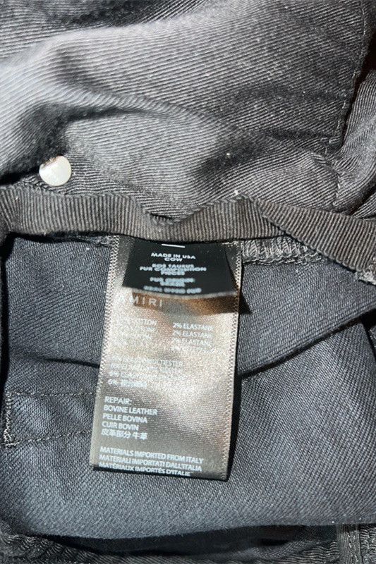 Amiri Amiri Leopard Black Distressed Size US 32 / EU 48 - 8 Thumbnail