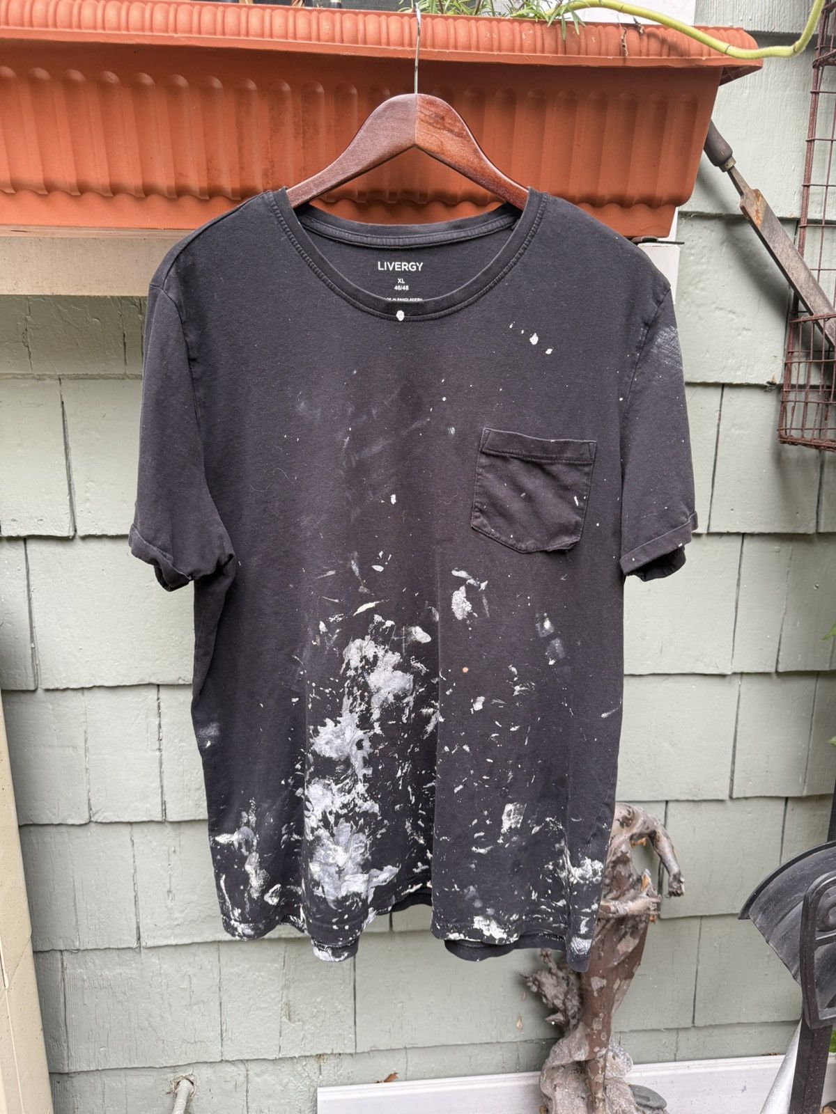 Other Vintage Paper Thin Paint Platter Work Wear Tee Size US XL / EU 56 / 4 - 1 Thumbnail