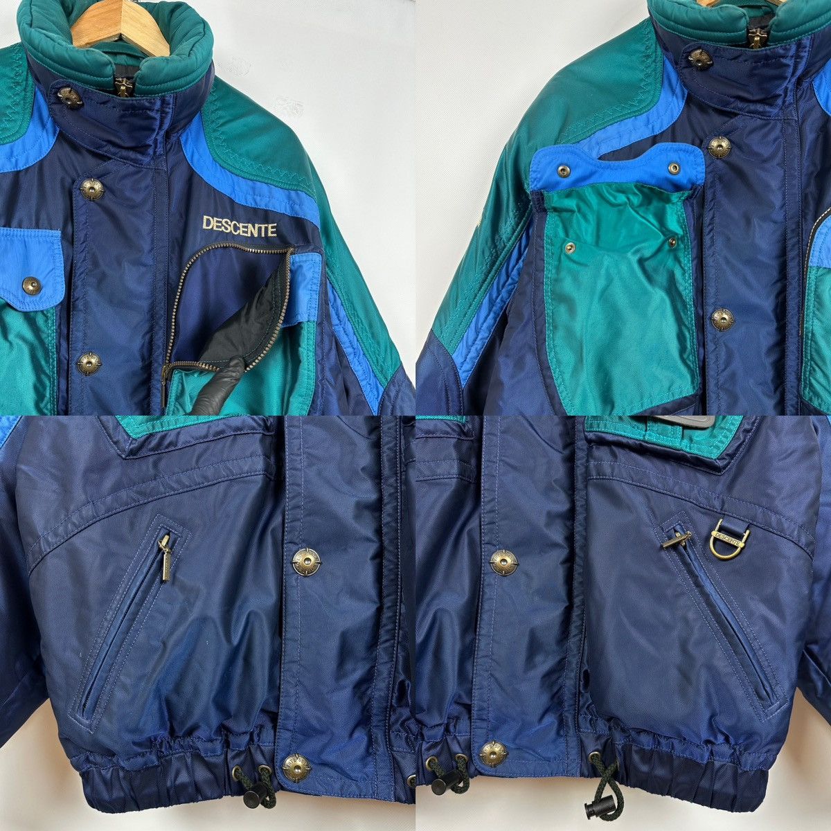 Descente 80s Vintage Descente Ski Suit Snowsuit Jacket + Pants Size US M / EU 48-50 / 2 - 11 Thumbnail