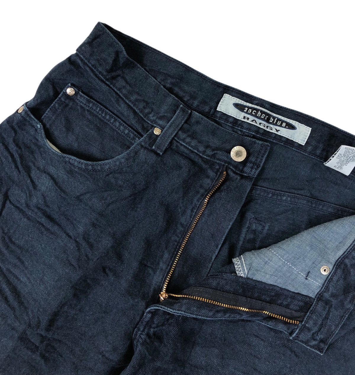 Southpole Anchor Blue Baggy Hip Hop Denim Jeans Size US 32 / EU 48 - 8 Thumbnail