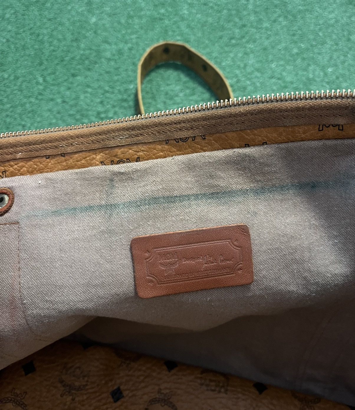 MCM MCM Monogram Leather Tote Bag Vintage Size ONE SIZE - 13 Thumbnail