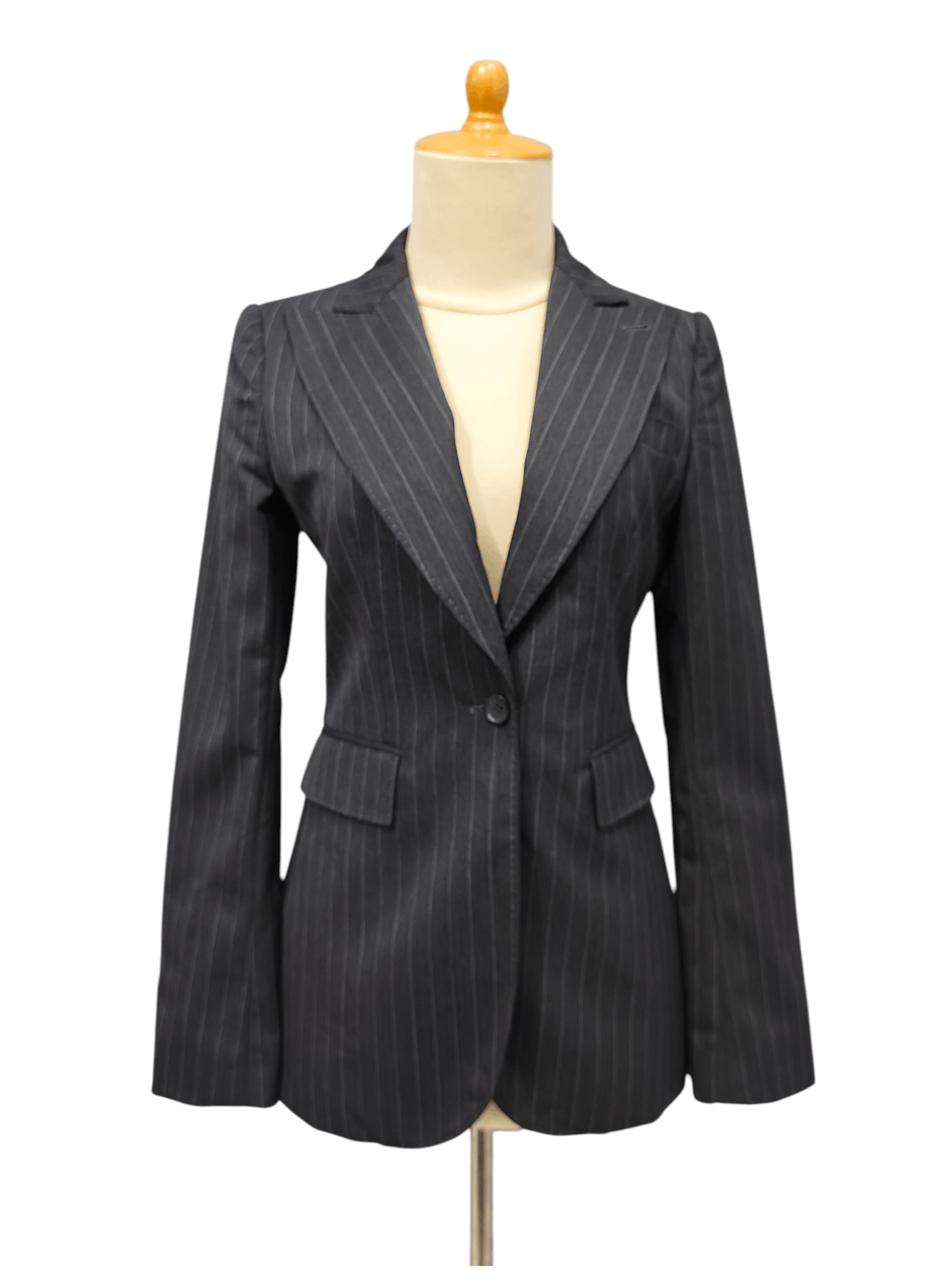 Dolce & Gabbana 00s Dolce Gabbana- Tailoring Pinstripe Slim Blazer Size M / US 6-8 / IT 42-44 - 1 Thumbnail