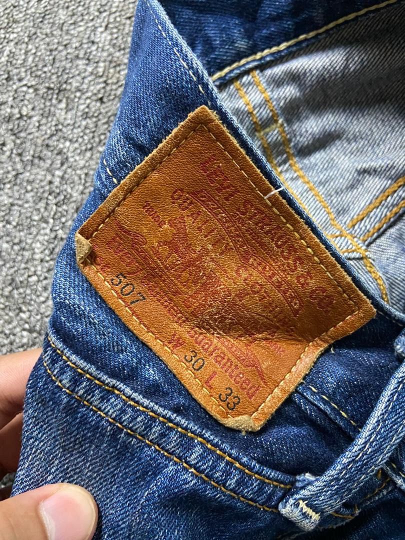 Levi's Levis Strauss Co. 507 Distressed Denim Jeans (197) Size US 31 - 3 Thumbnail