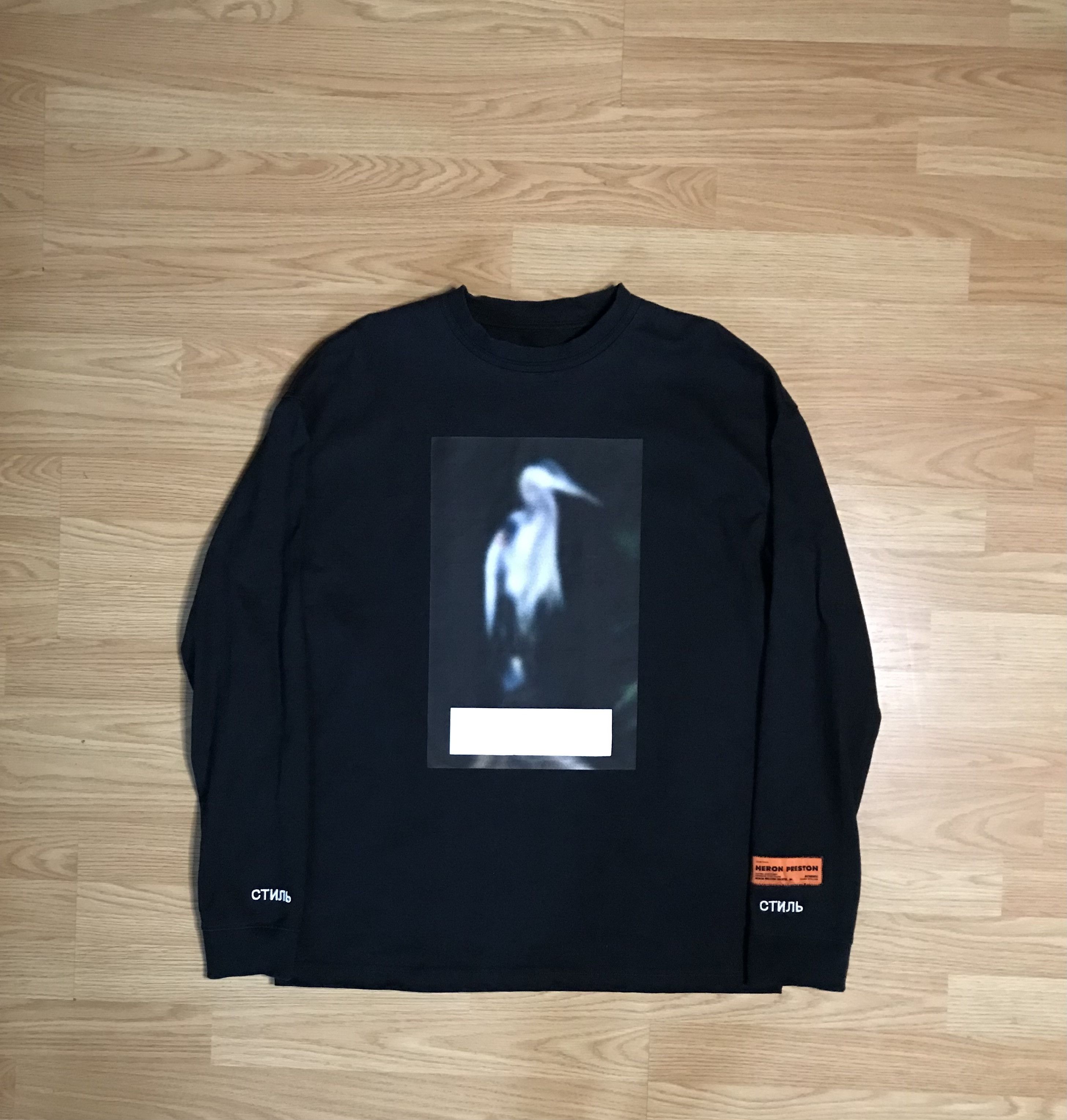 Heron preston swan hoodie online