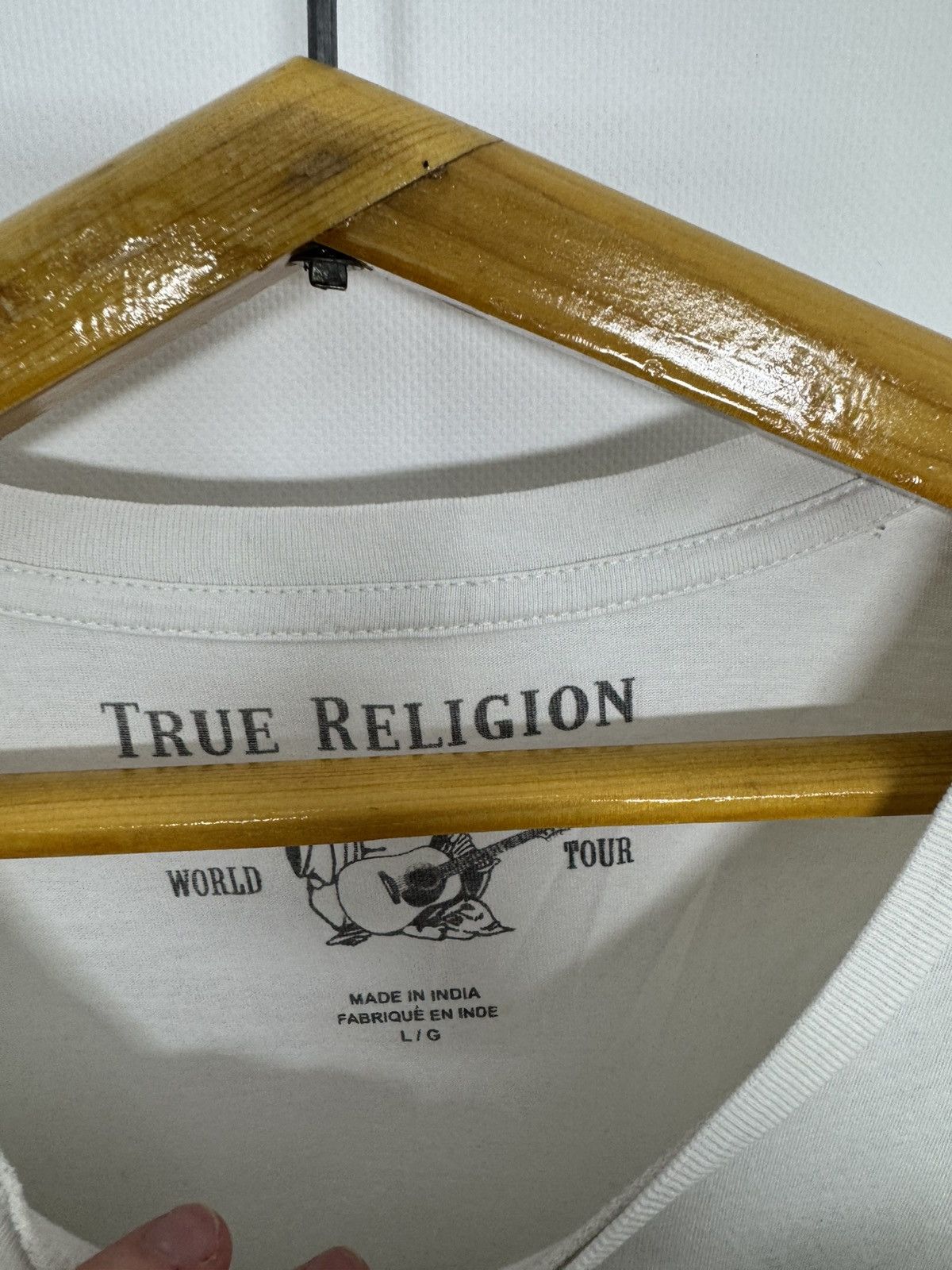 True Religion Vintage True Religion T-Shirt White big logo Size US L / EU 52-54 / 3 - 8 Thumbnail