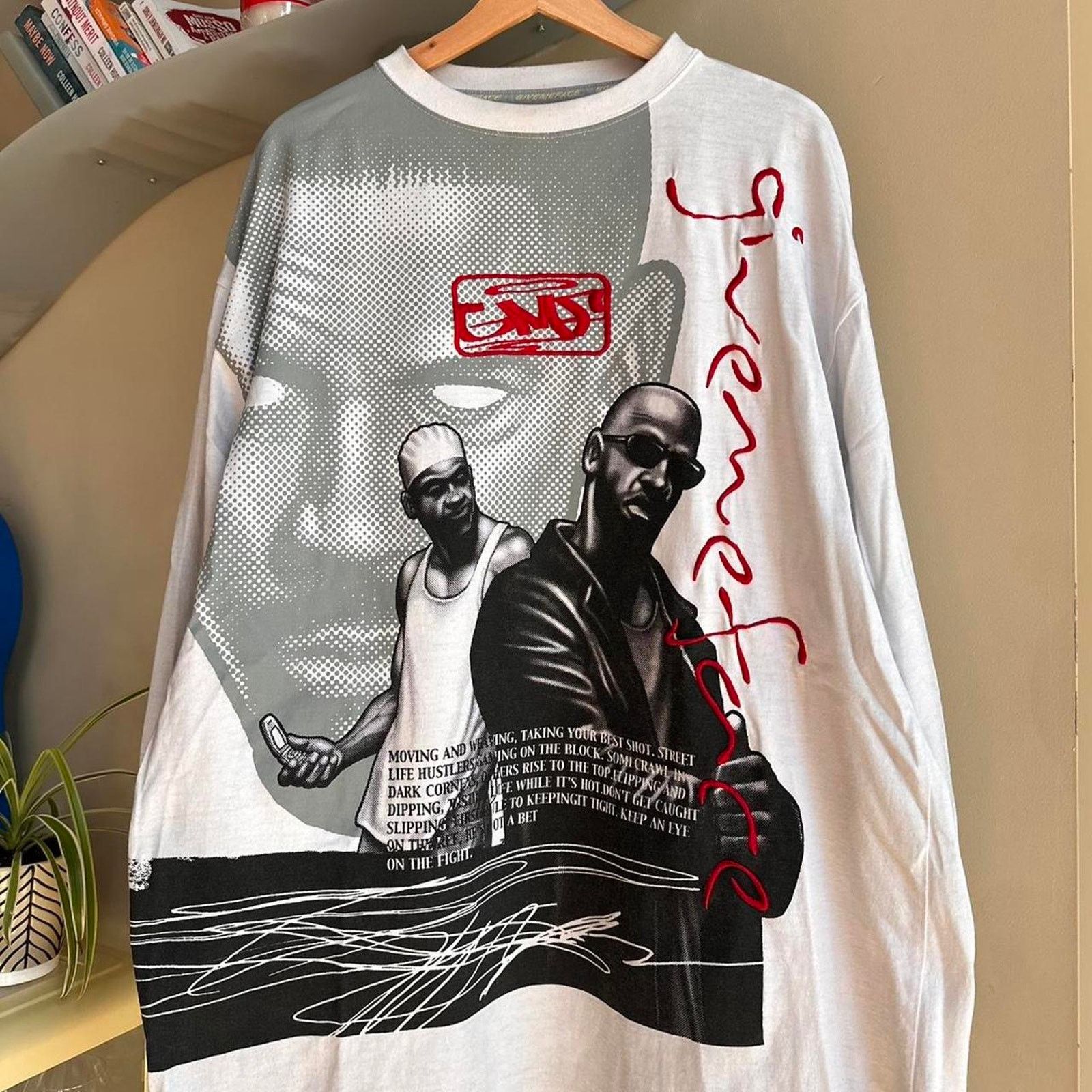 Rap Tees × Vintage Vintage Y2K Rap Long Sleeve Shirt Size US XL / EU 56 / 4 - 2 Thumbnail