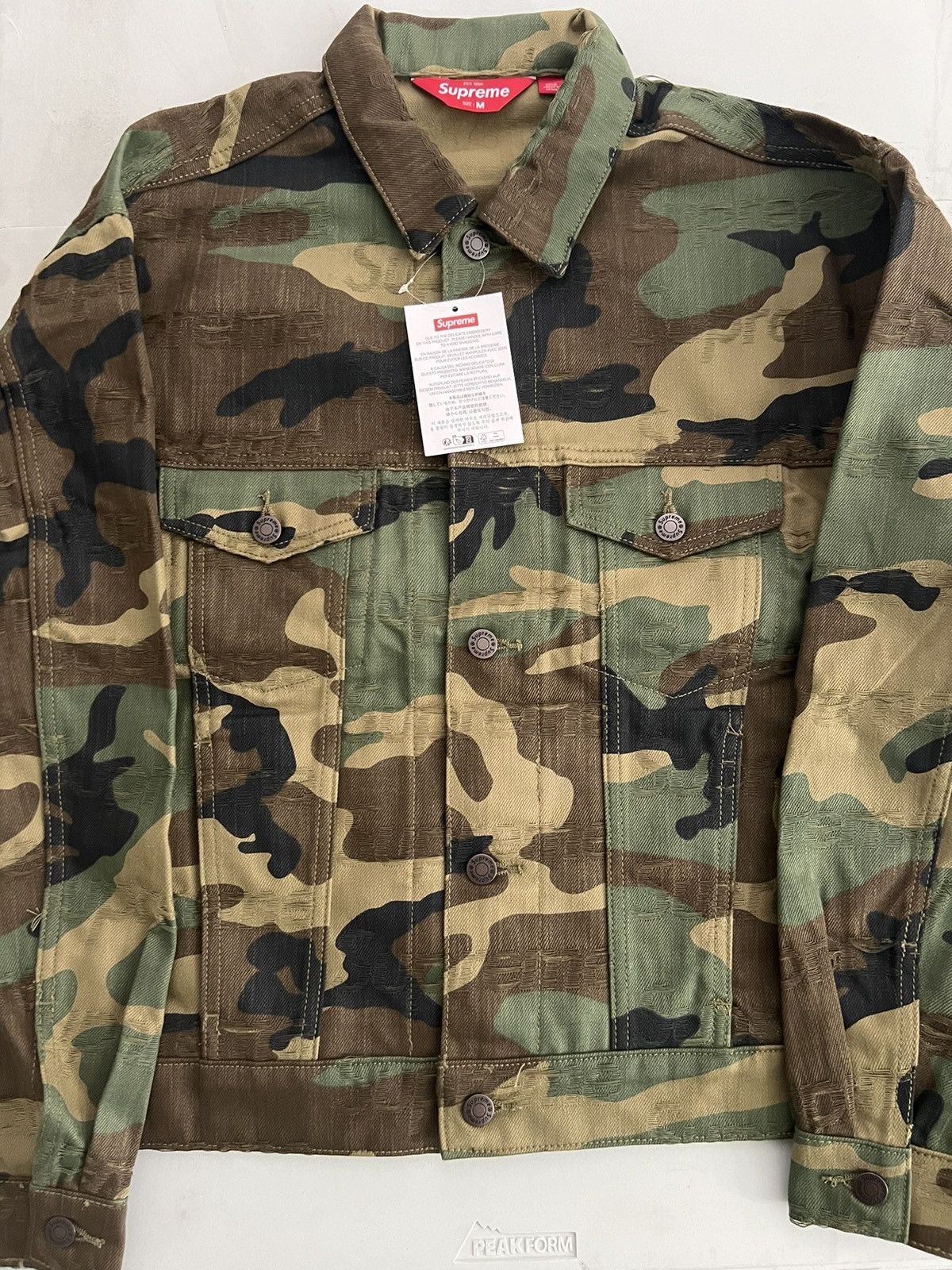 Supreme Supreme Jacquard Logos Denim Trucker Size US M / EU 48-50 / 2 - 3 Thumbnail