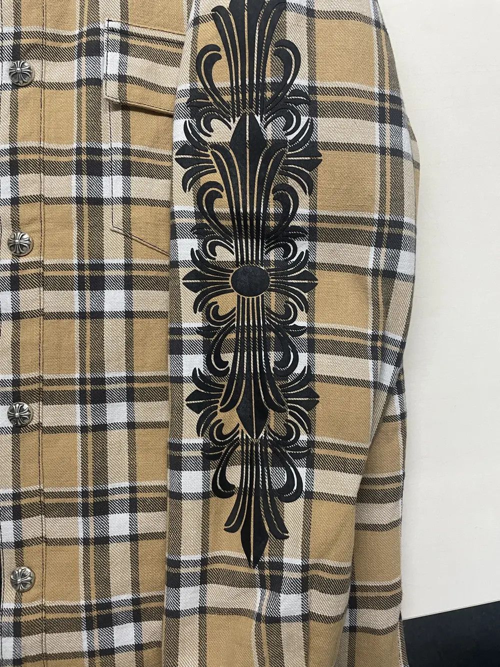 Chrome Hearts Chrome Hearts Workn Padded Flannel Shirt Jacket Size US L / EU 52-54 / 3 - 3 Thumbnail