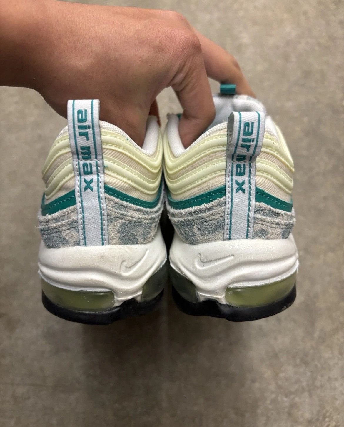 Nike Size 8.5- BRAND NEW Nike Air Max 97 Neptune Green Camo Size US 8.5 / EU 41-42 - 5 Thumbnail