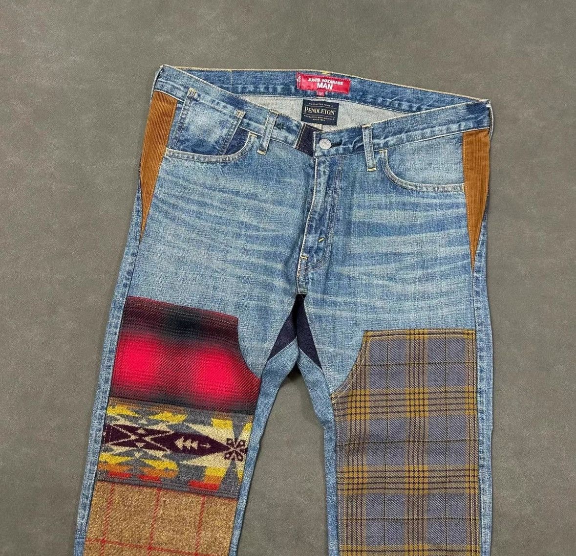 Junya Watanabe × Levi's Junya Watanabe 22AW Runway Levi’s Patchwork Jeans Size US 34 / EU 50 - 3 Thumbnail