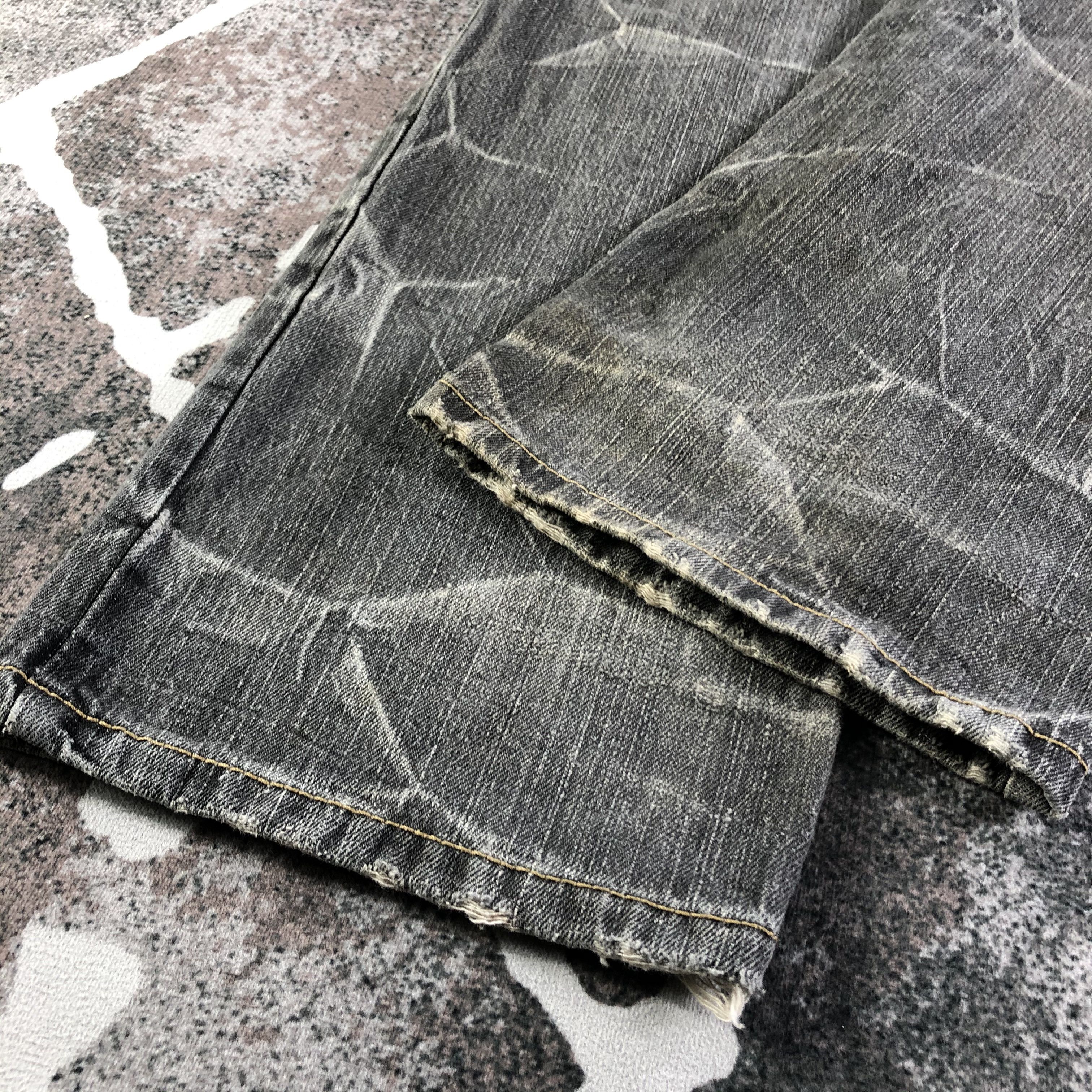 Japanese Brand Vintage Japanese Jeans Faded Black Denim KJ2446 Size US 32 / EU 48 - 5 Thumbnail