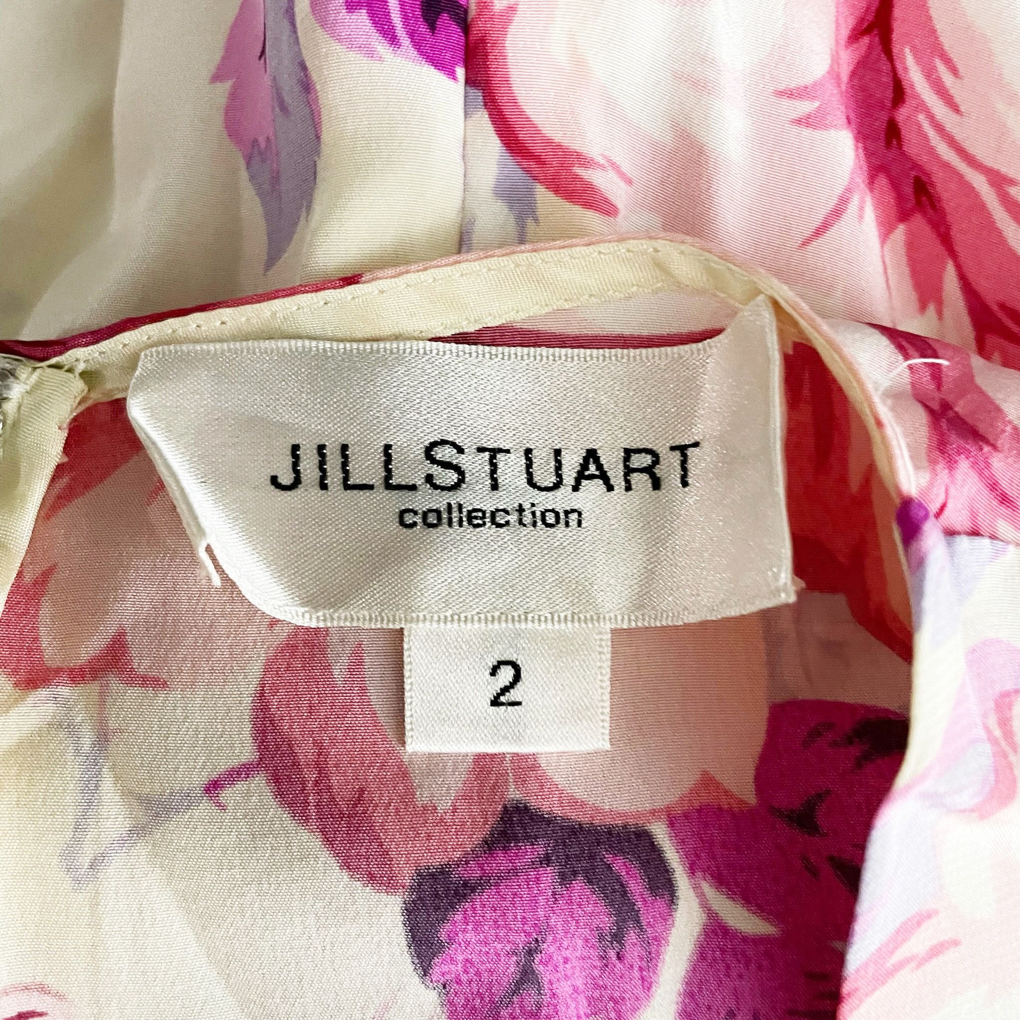 Jil Stuart Jill Stuart Collection Silk Chiffon Floral Flower Print Size 26" / US 2 / IT 38 - 2 Thumbnail