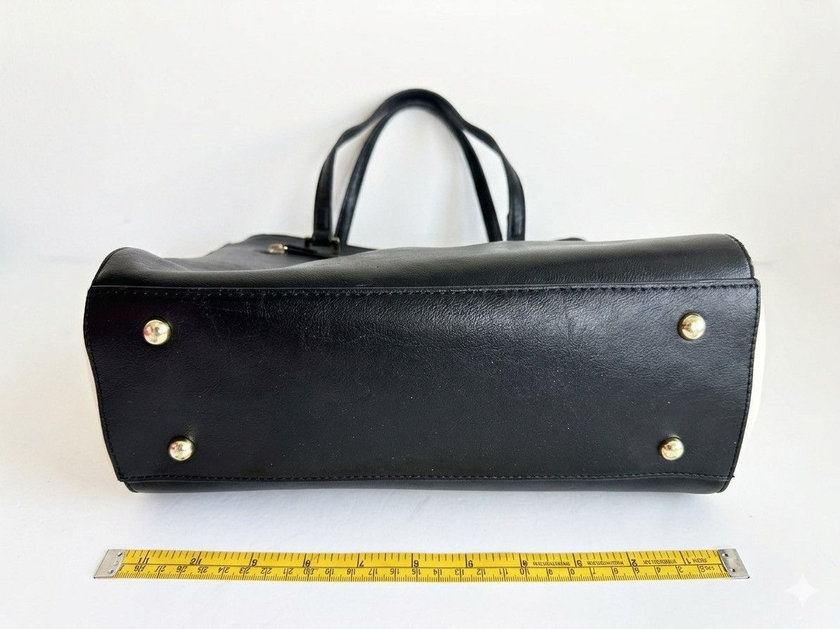 Kate Spade Kate Spade Matthew Dr Black Leather Satchel Two-Tone Gusset Size ONE SIZE - 11 Thumbnail