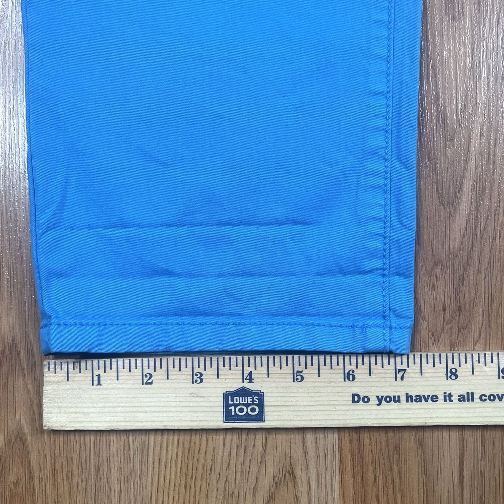 Mossimo Mossimo Stretch Lower Waist Straight Hip Chino Pants Womens Size 17 Blue Size 38" / US 16 / IT 52 - 7 Thumbnail