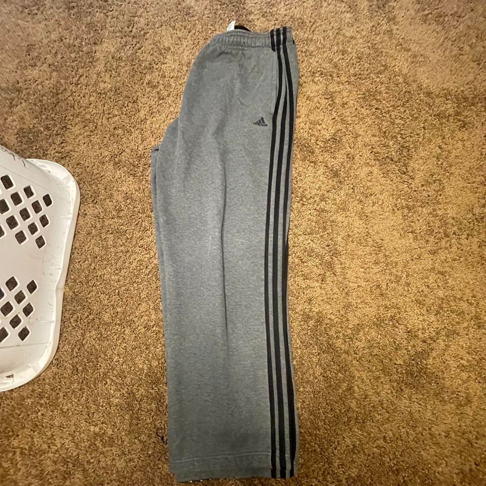 Adidas Grey and black Baggy adidas Size US 33 - 1 Thumbnail